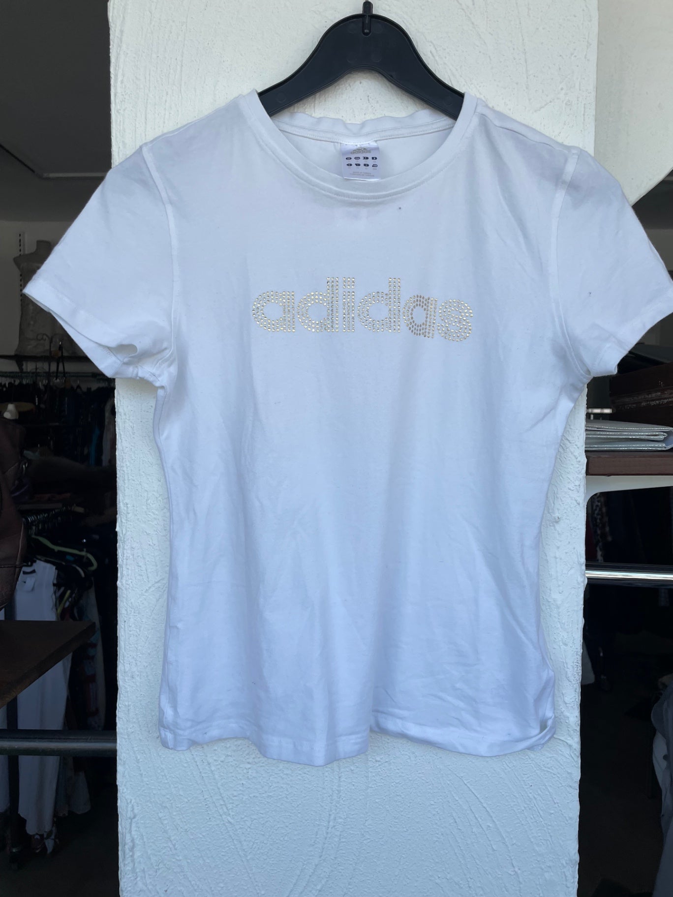 Adidas T-Shirt 40 Weiß