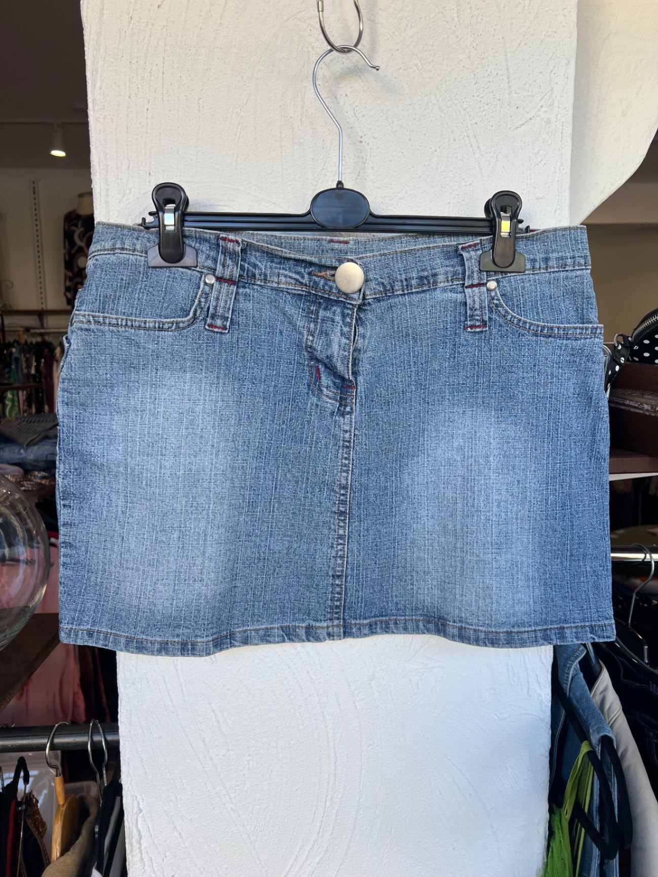 Jeansrock L Blau