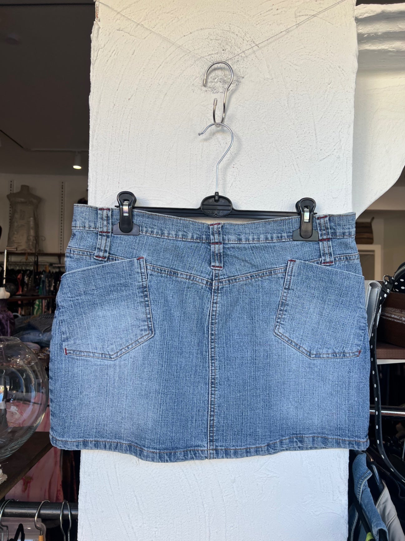 Jeansrock L Blau
