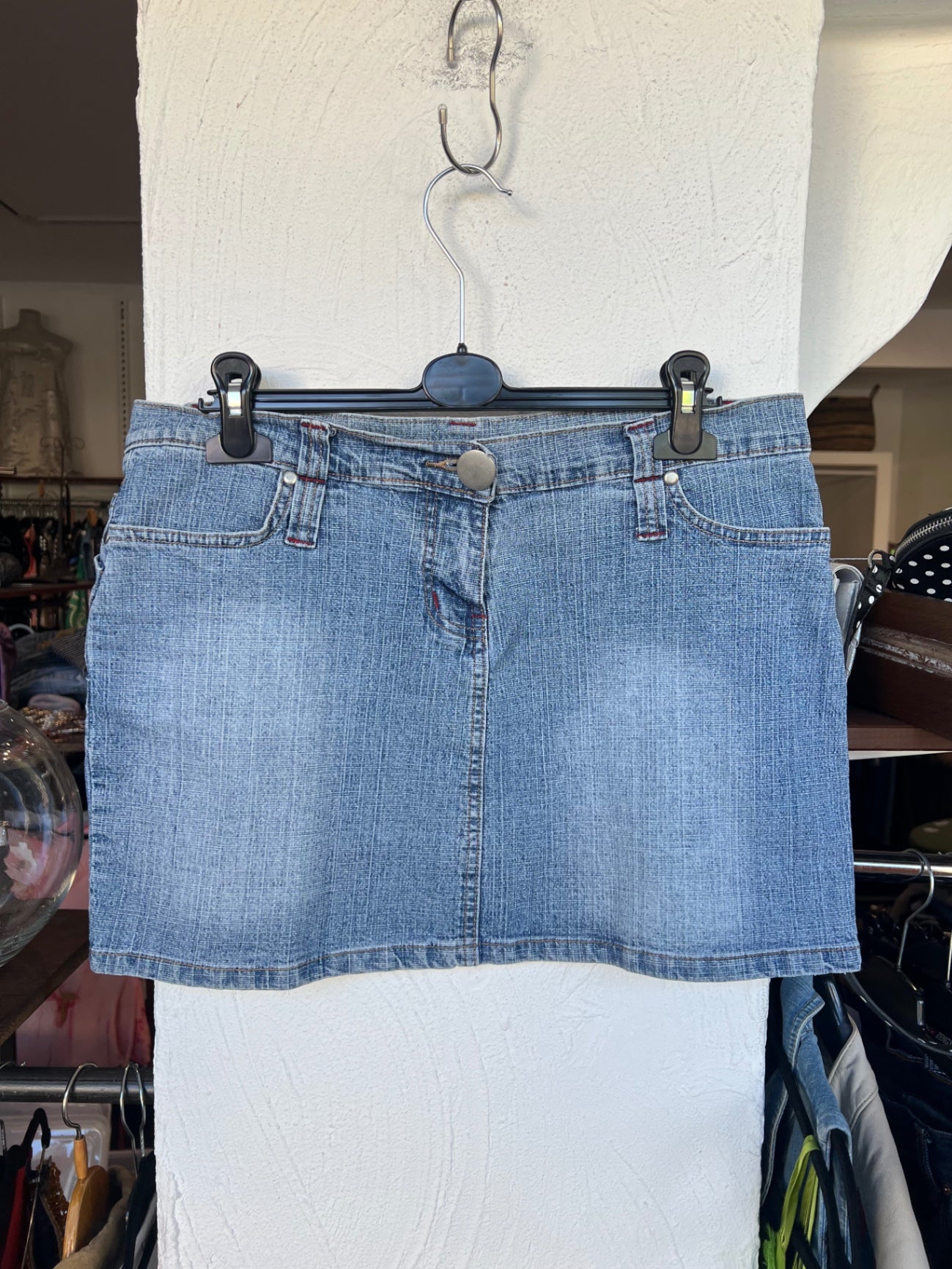 Jeansrock L Blau