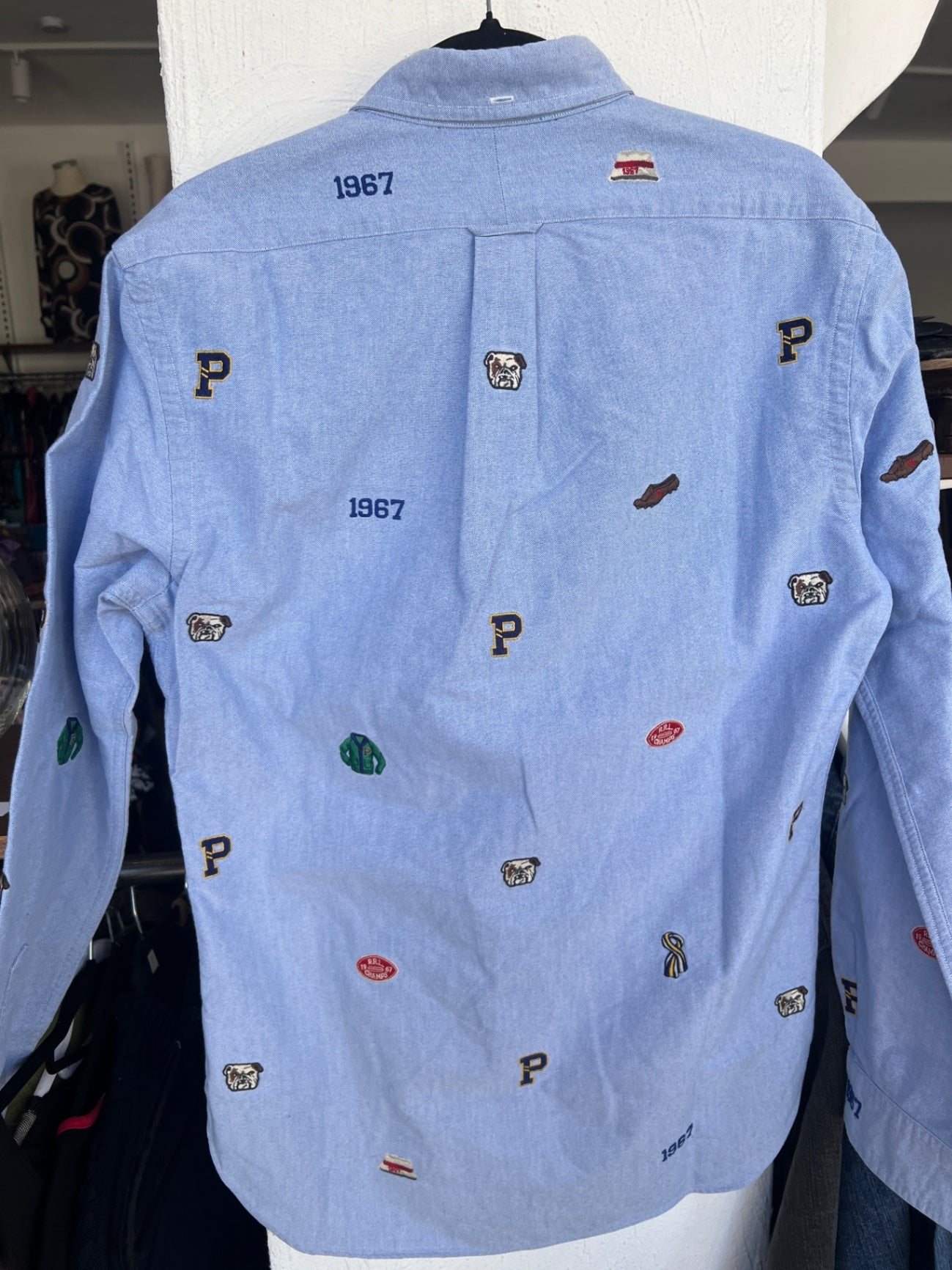 Polo Ralph Lauren Hemd M Hellblau