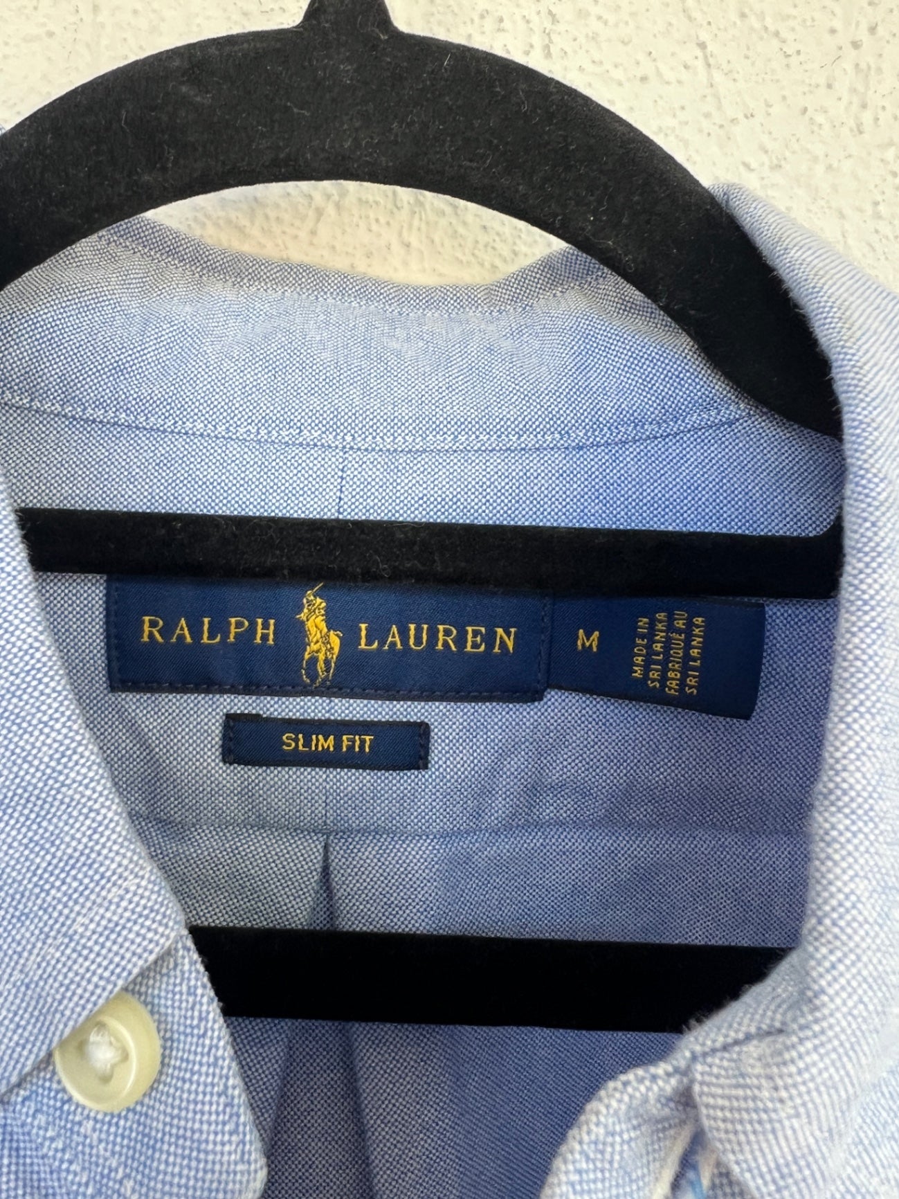 Polo Ralph Lauren Hemd M Hellblau