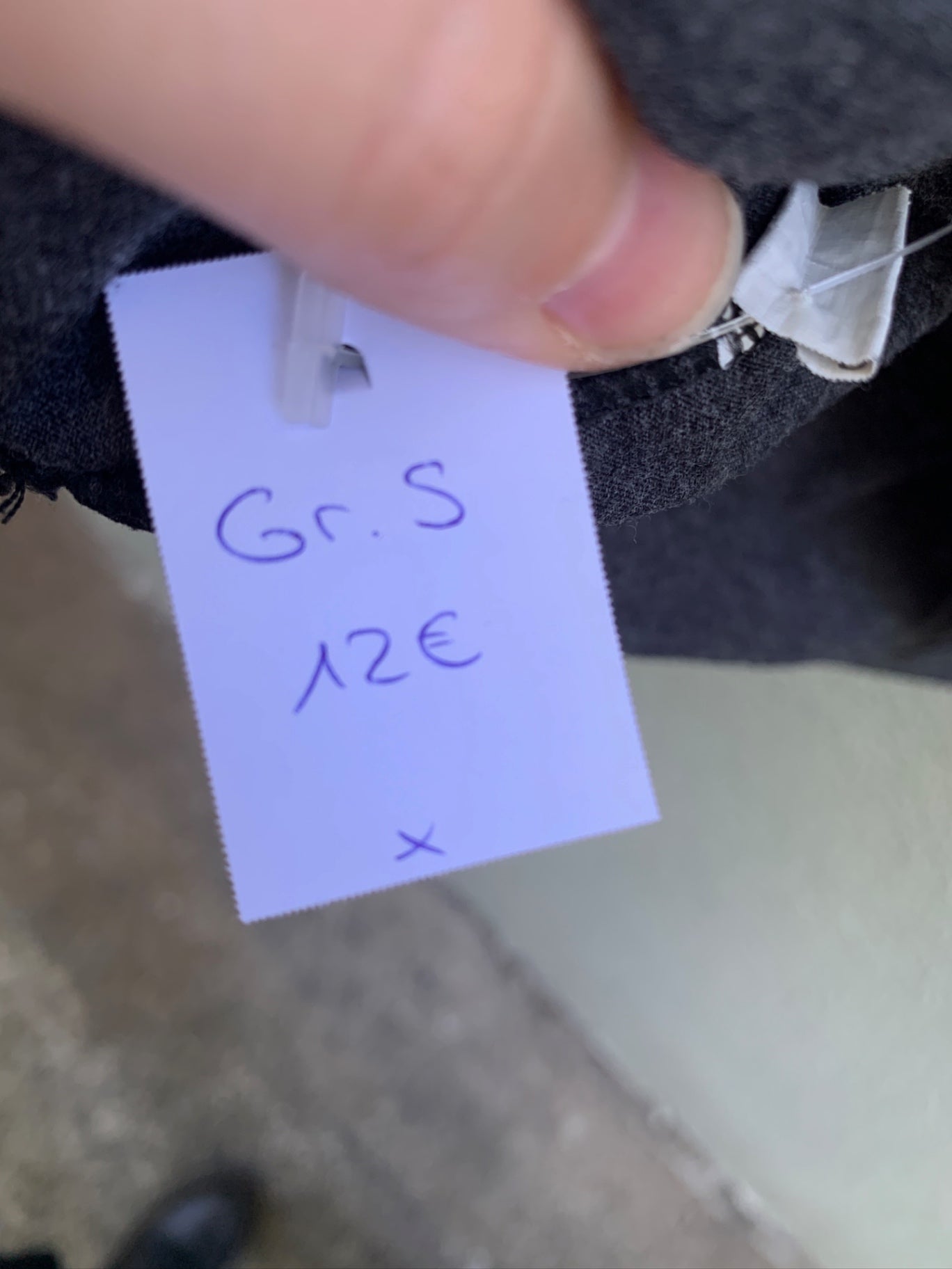 a Ärmelloses Oberteil S Dunkelgrau