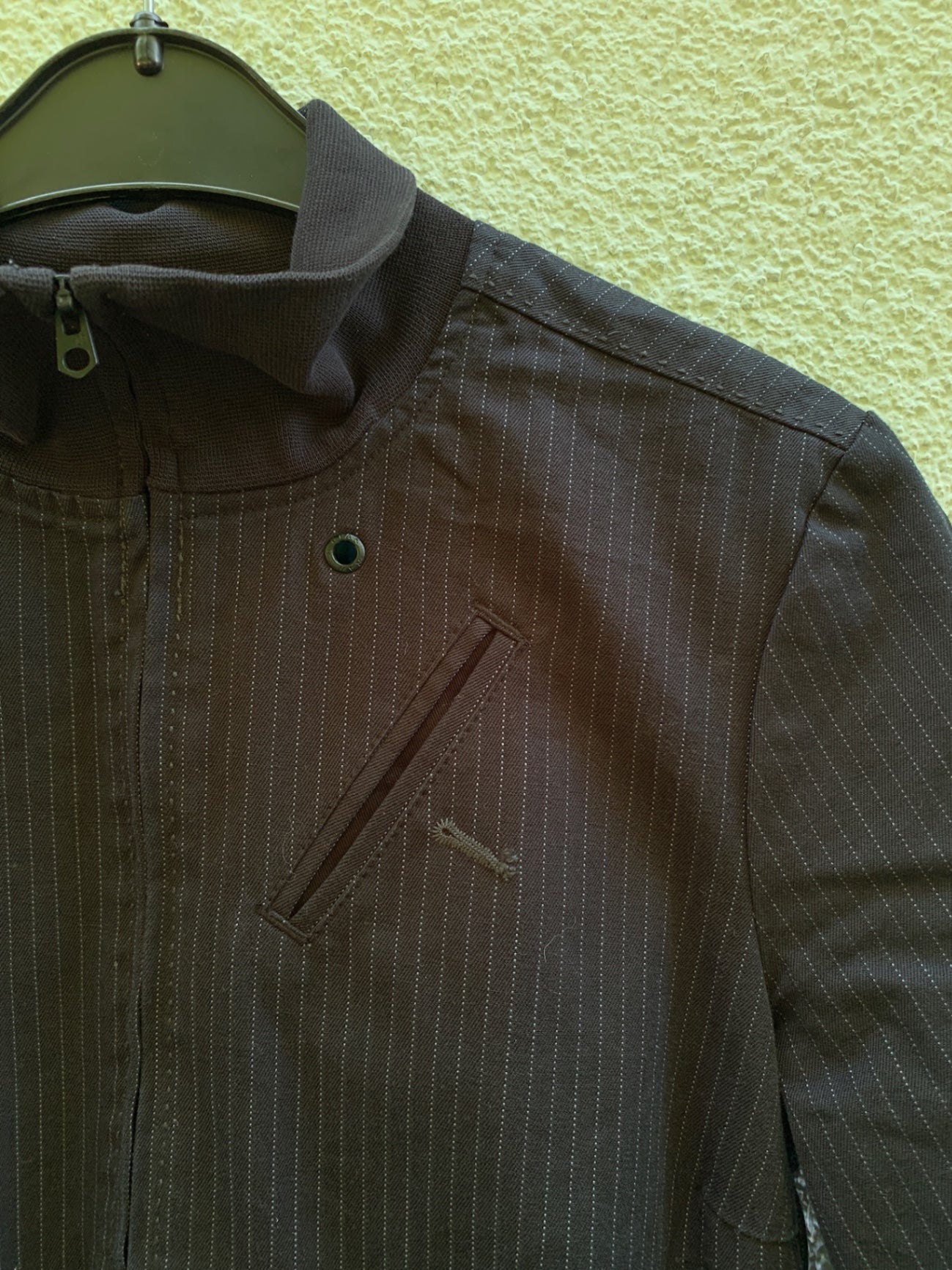 G-STAR RAW Jacke S Schwarz mit Nadelstreifen