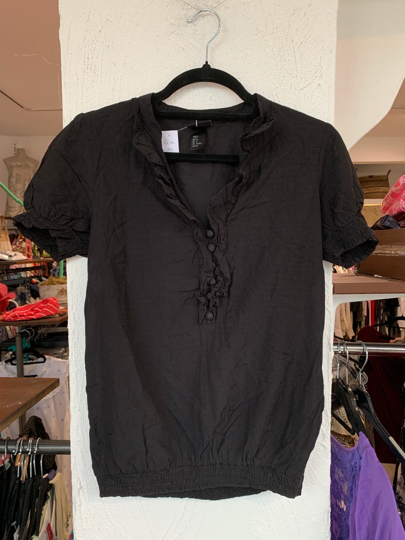 H&M Top 36 Schwarz