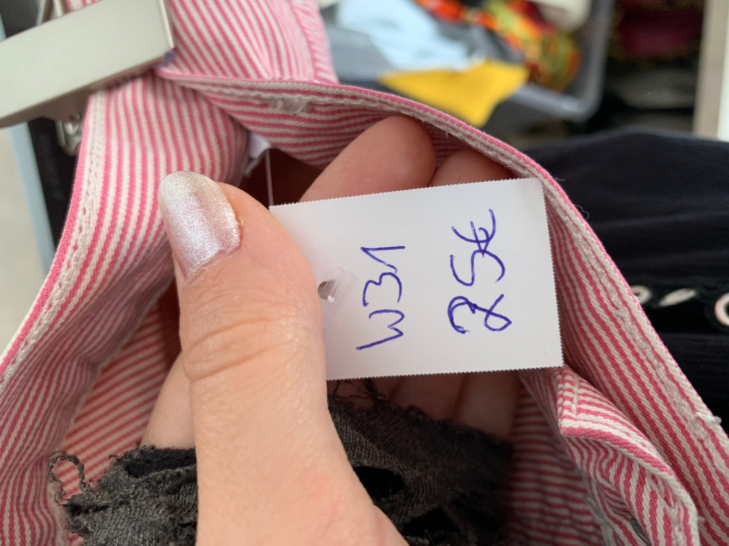 Carhartt Hose W31 Rot und Weiß