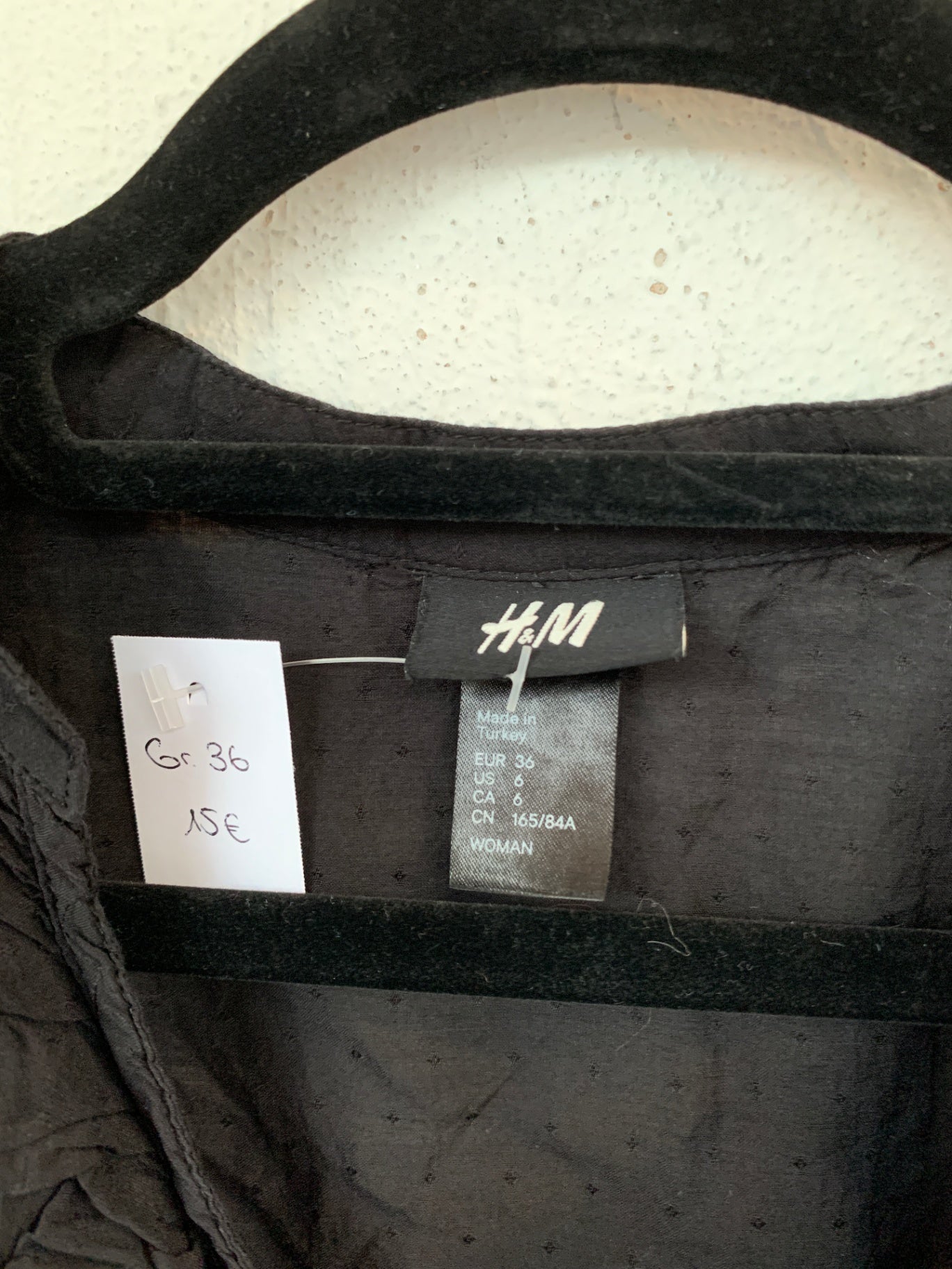H&M Top 36 Schwarz