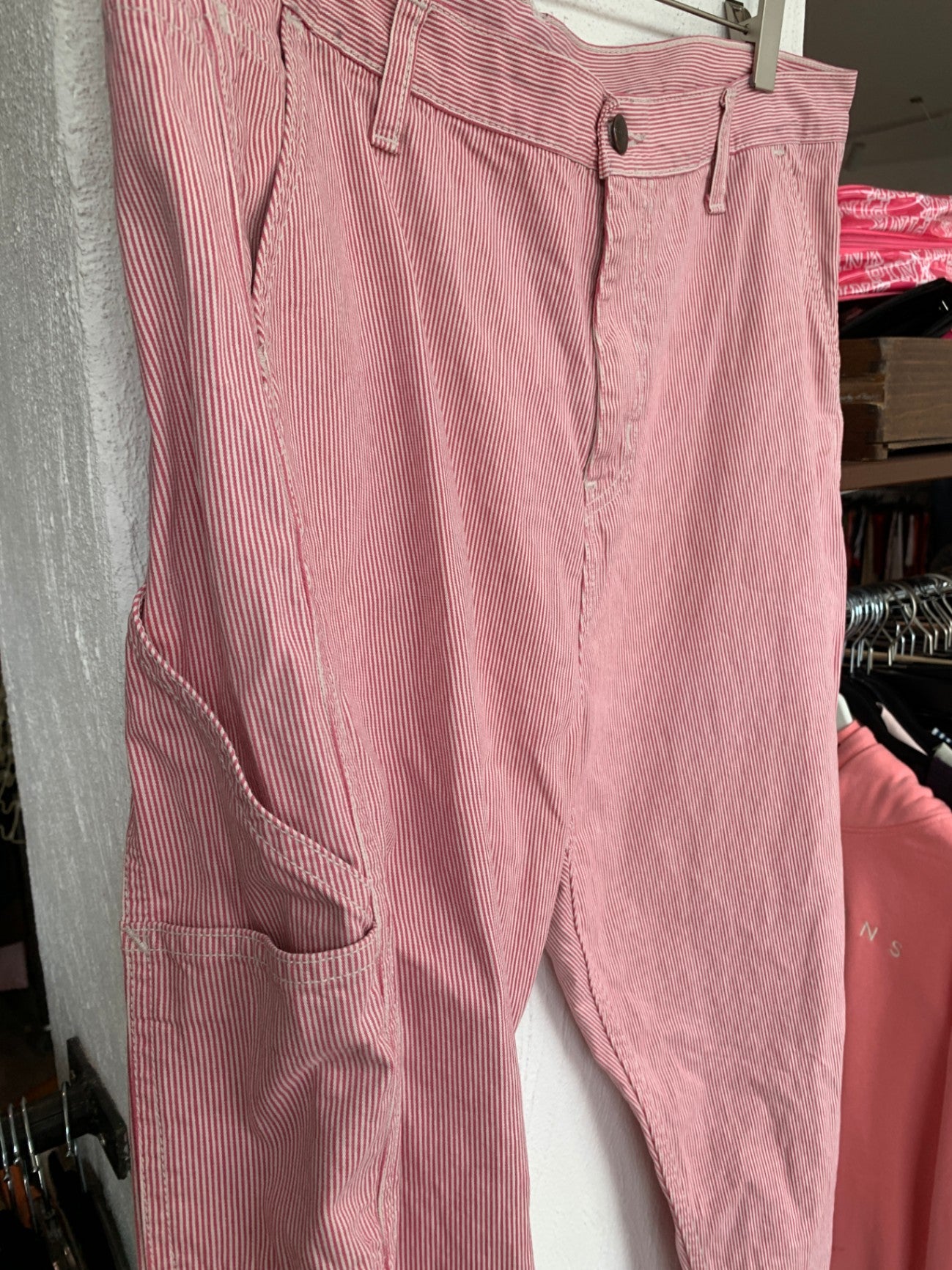 Carhartt Hose W31 Rot und Weiß