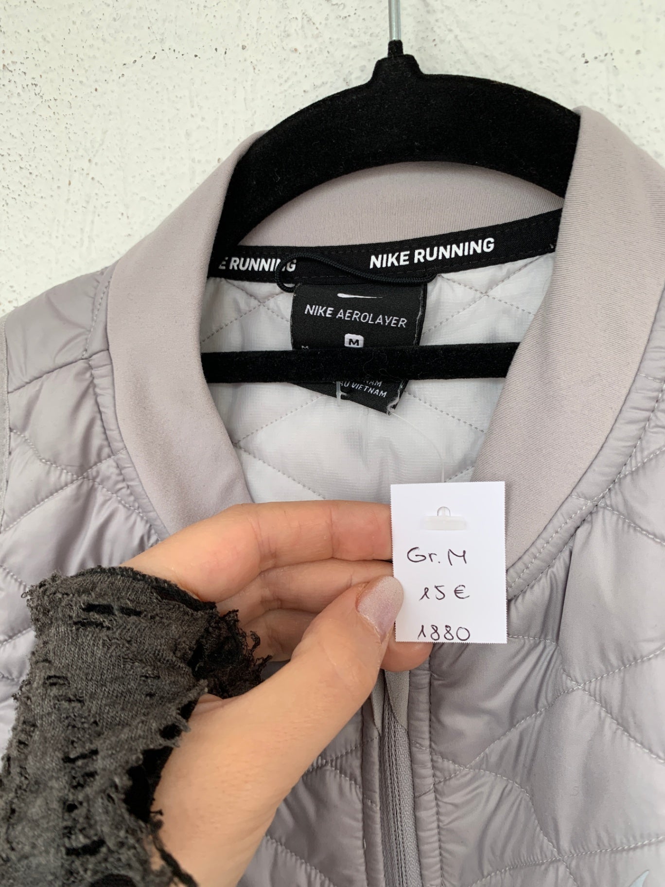 Nike Weste M Grau