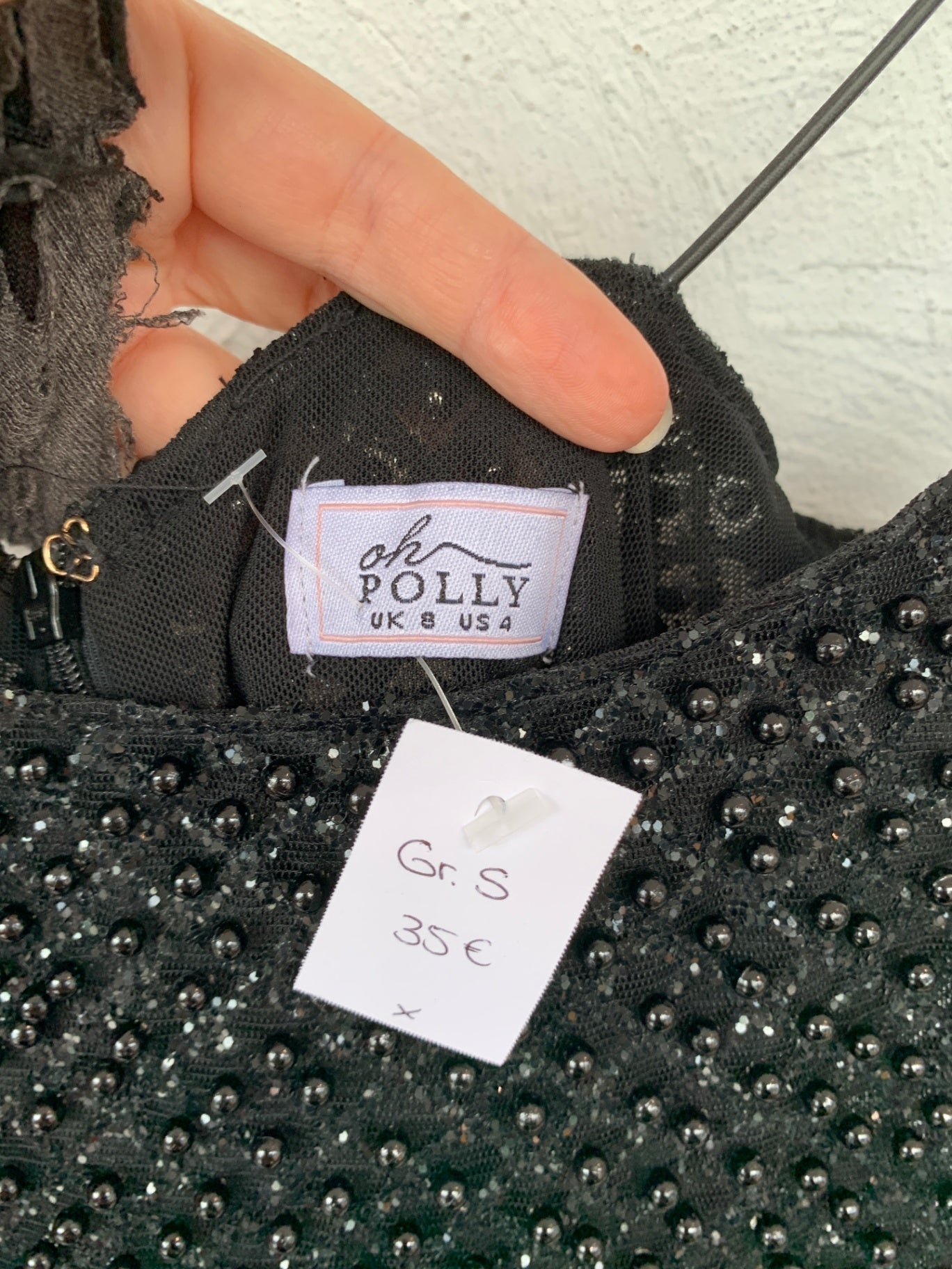 oh POLLY Kleid S Schwarz