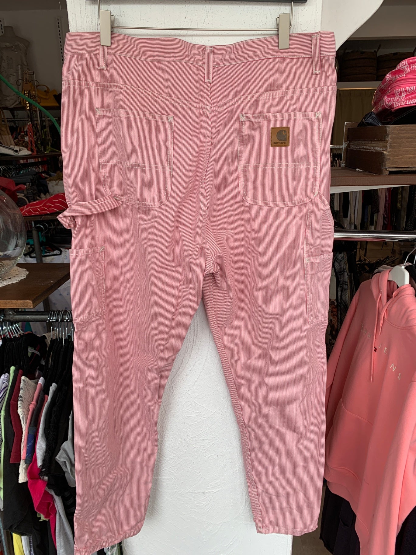 Carhartt Hose W31 Rot und Weiß