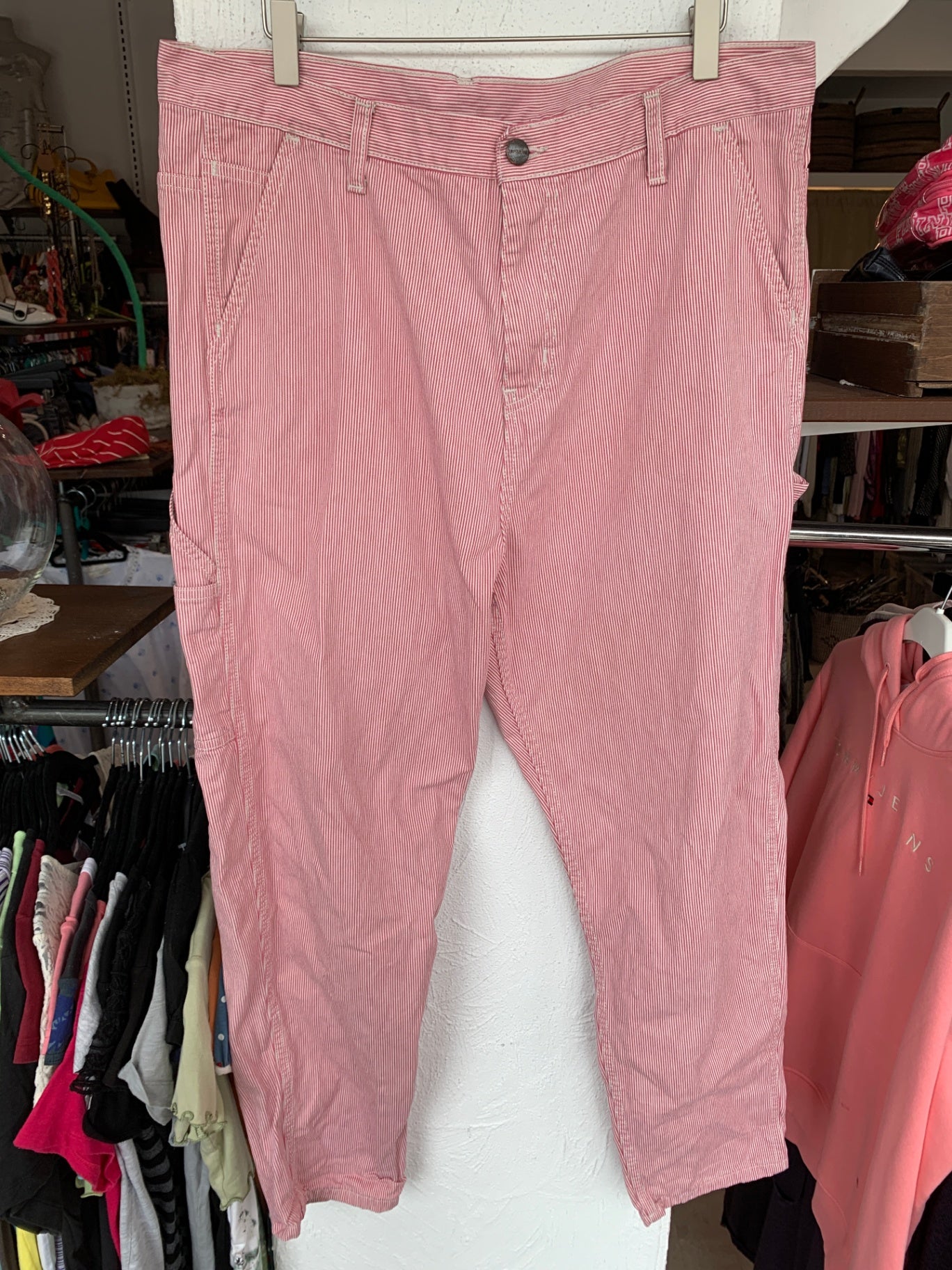Carhartt Hose W31 Rot und Weiß