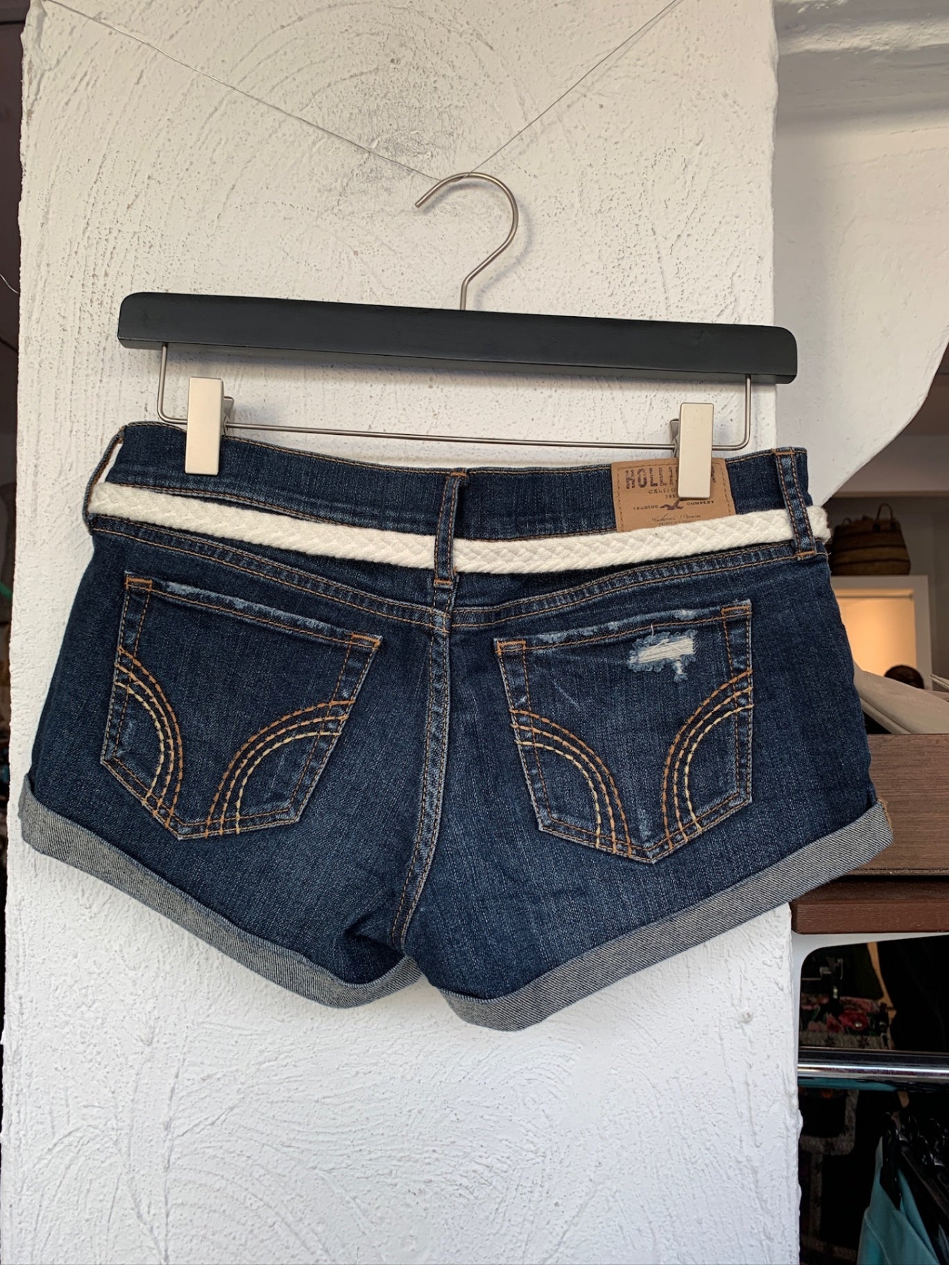 Hollister Shorts S Blau