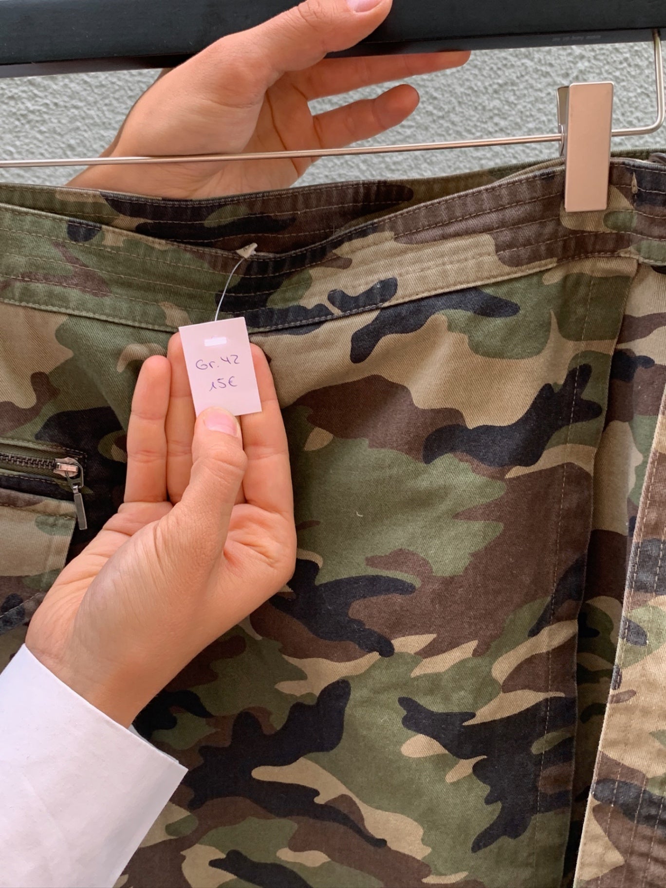 Rock 42 Grün, Braun, Schwarz, Camouflage