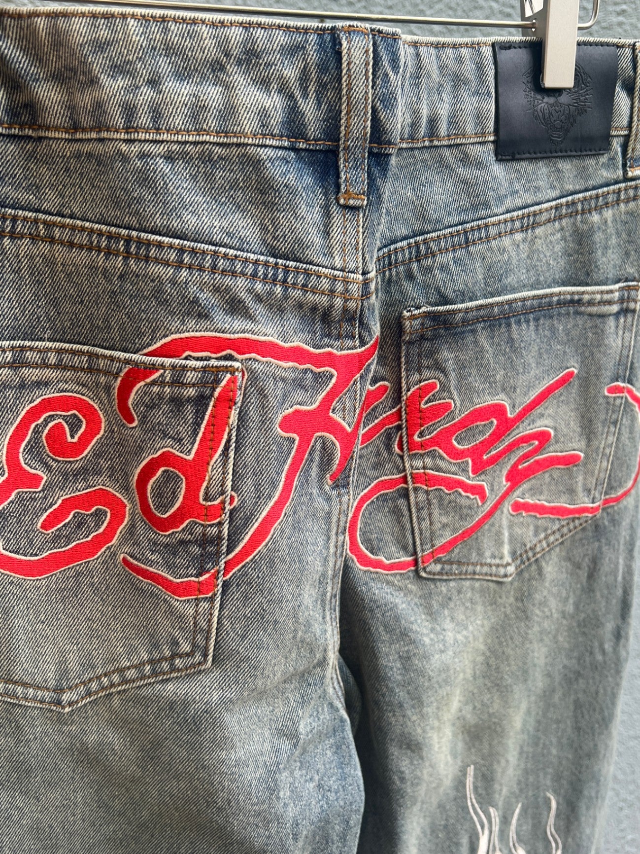 Ed Hardy x Urban Outfitters Jeans S Hellblau