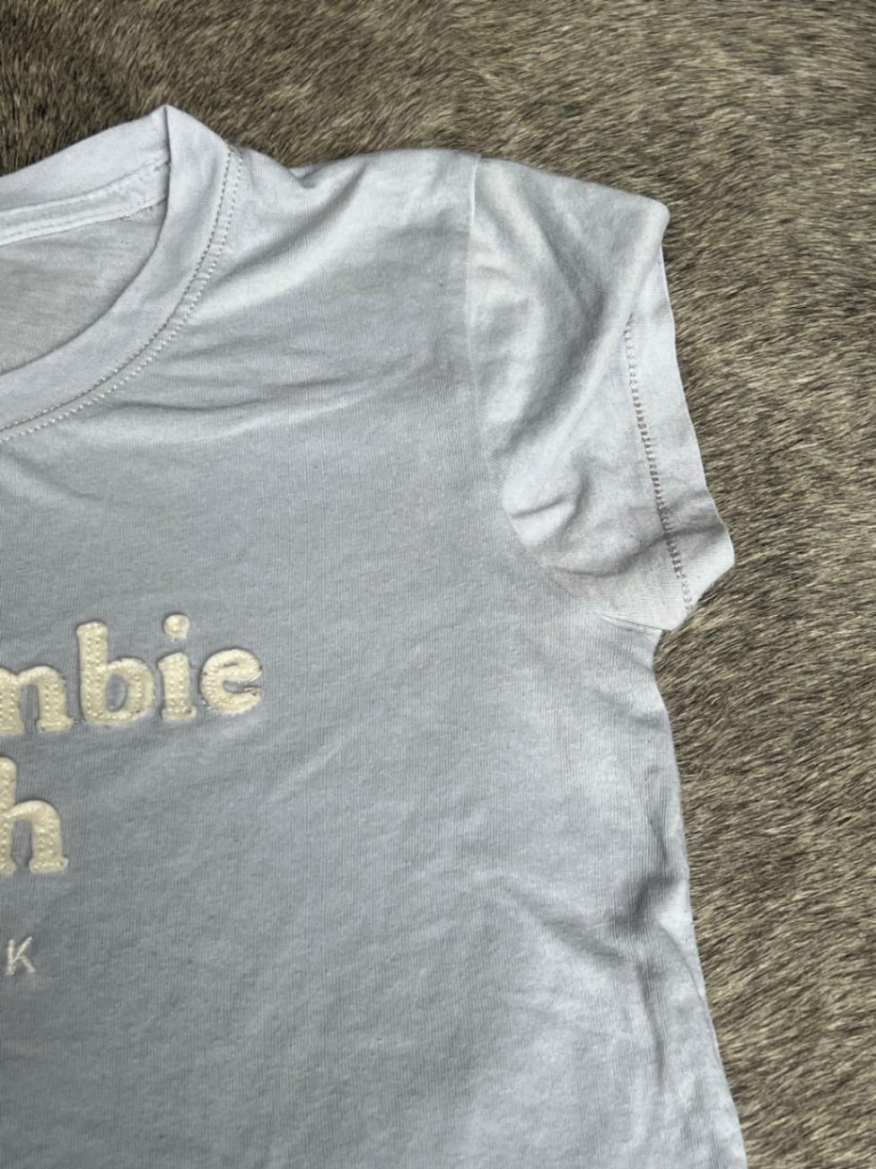 Abercrombie & Fitch Top XS Hellgrau