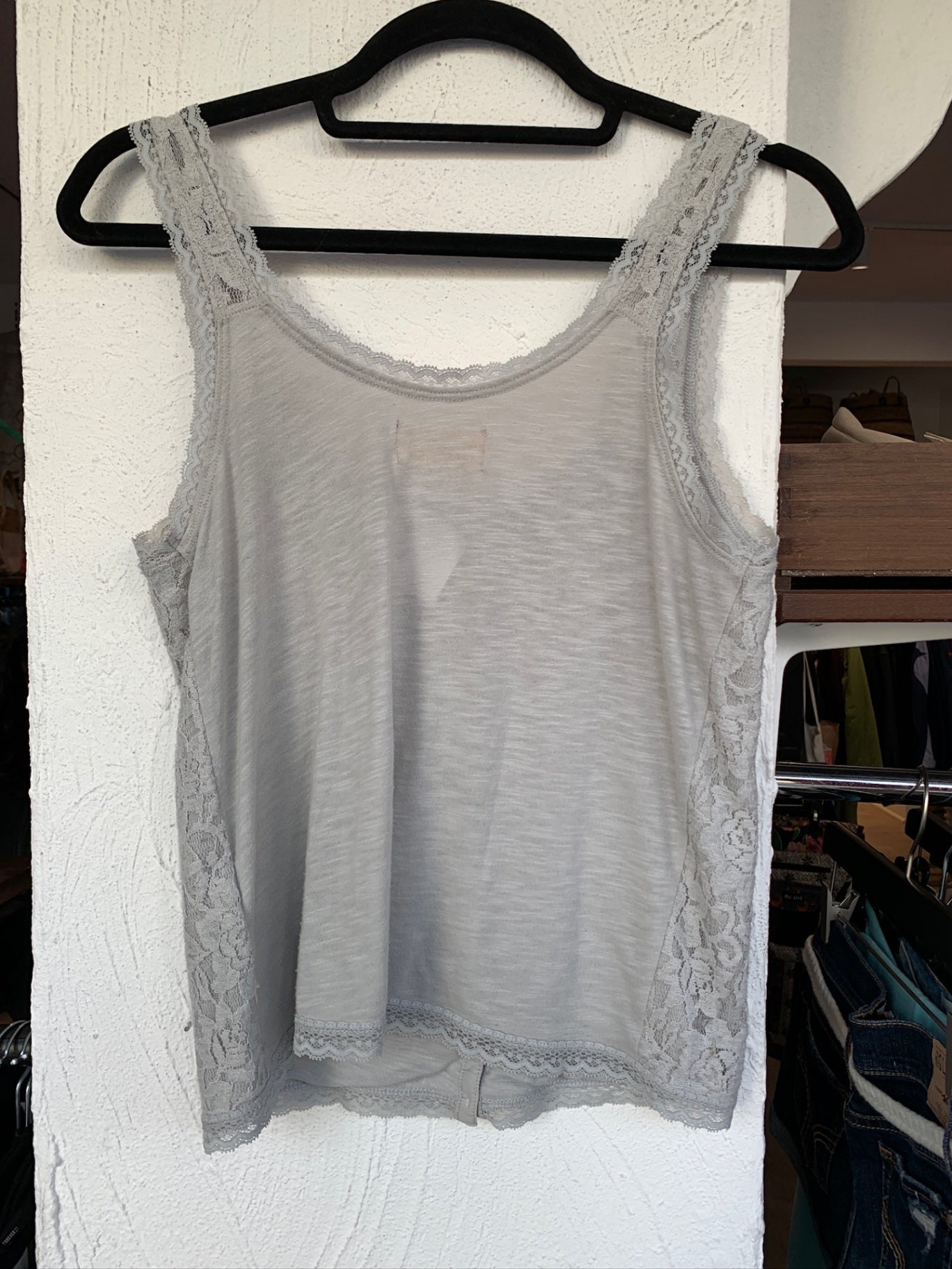 Hollister Cami-Top S Grau