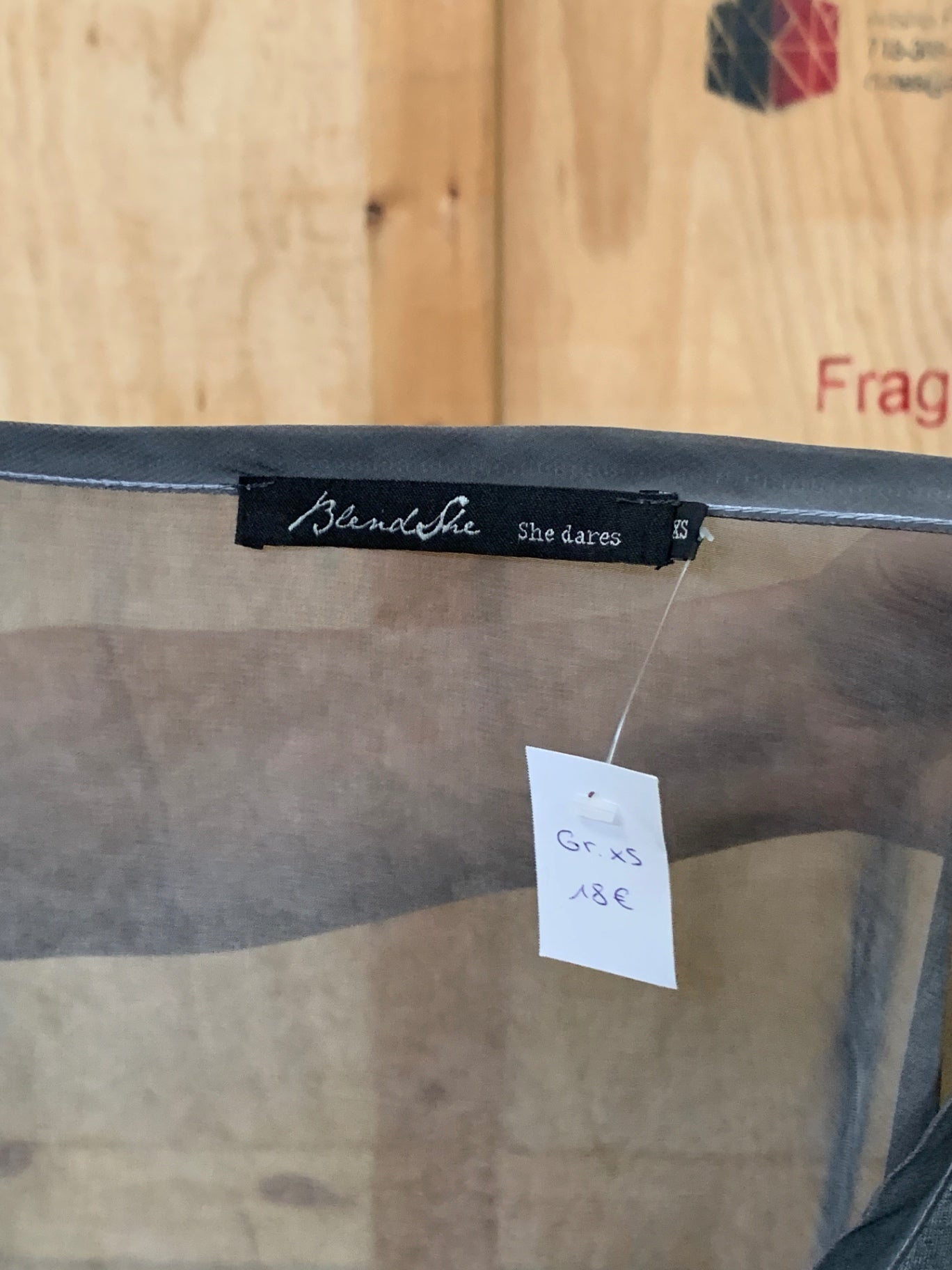 Blend She She dares Tshirt XS Grau