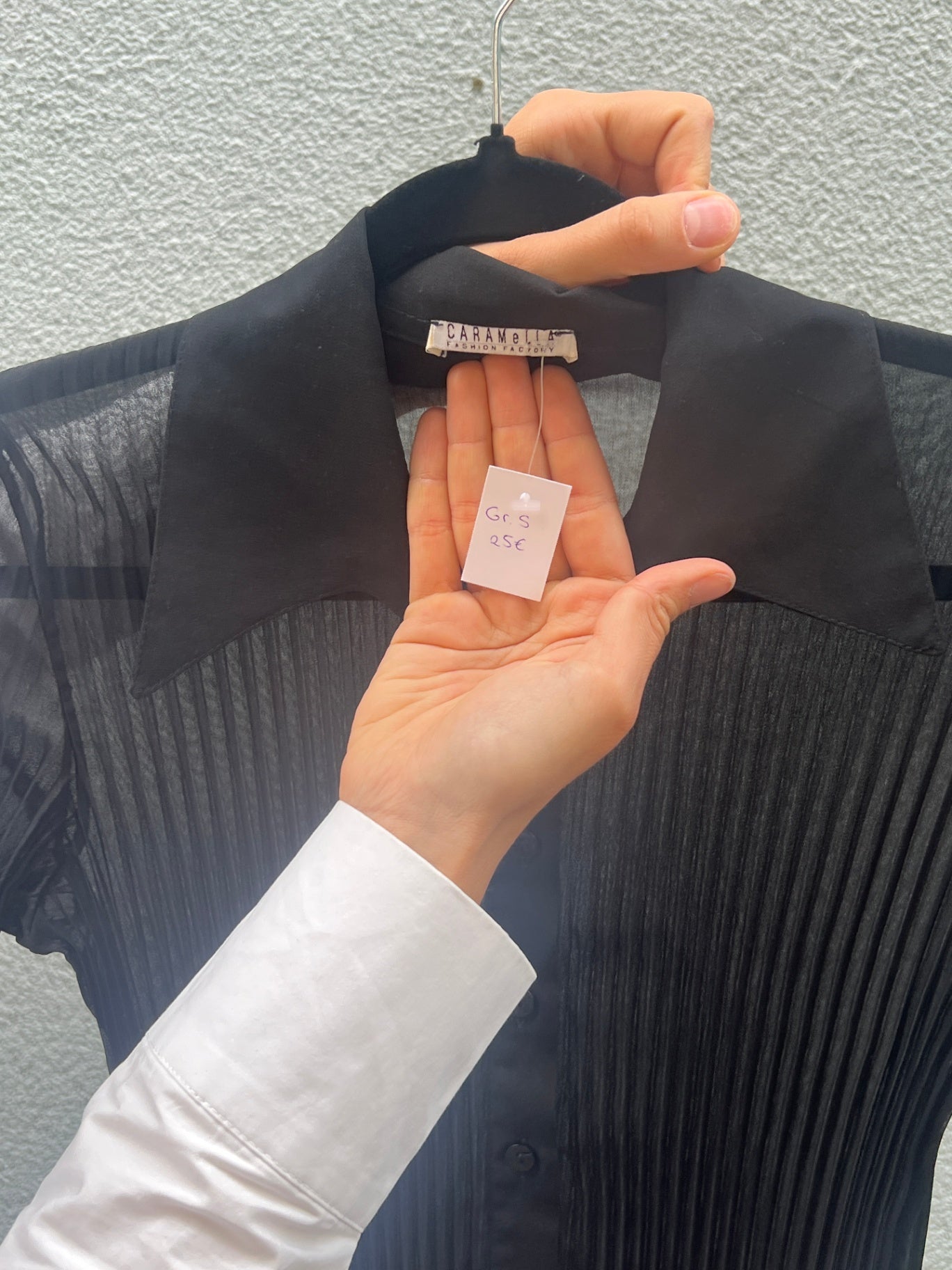 Caramella Bluse S Schwarz