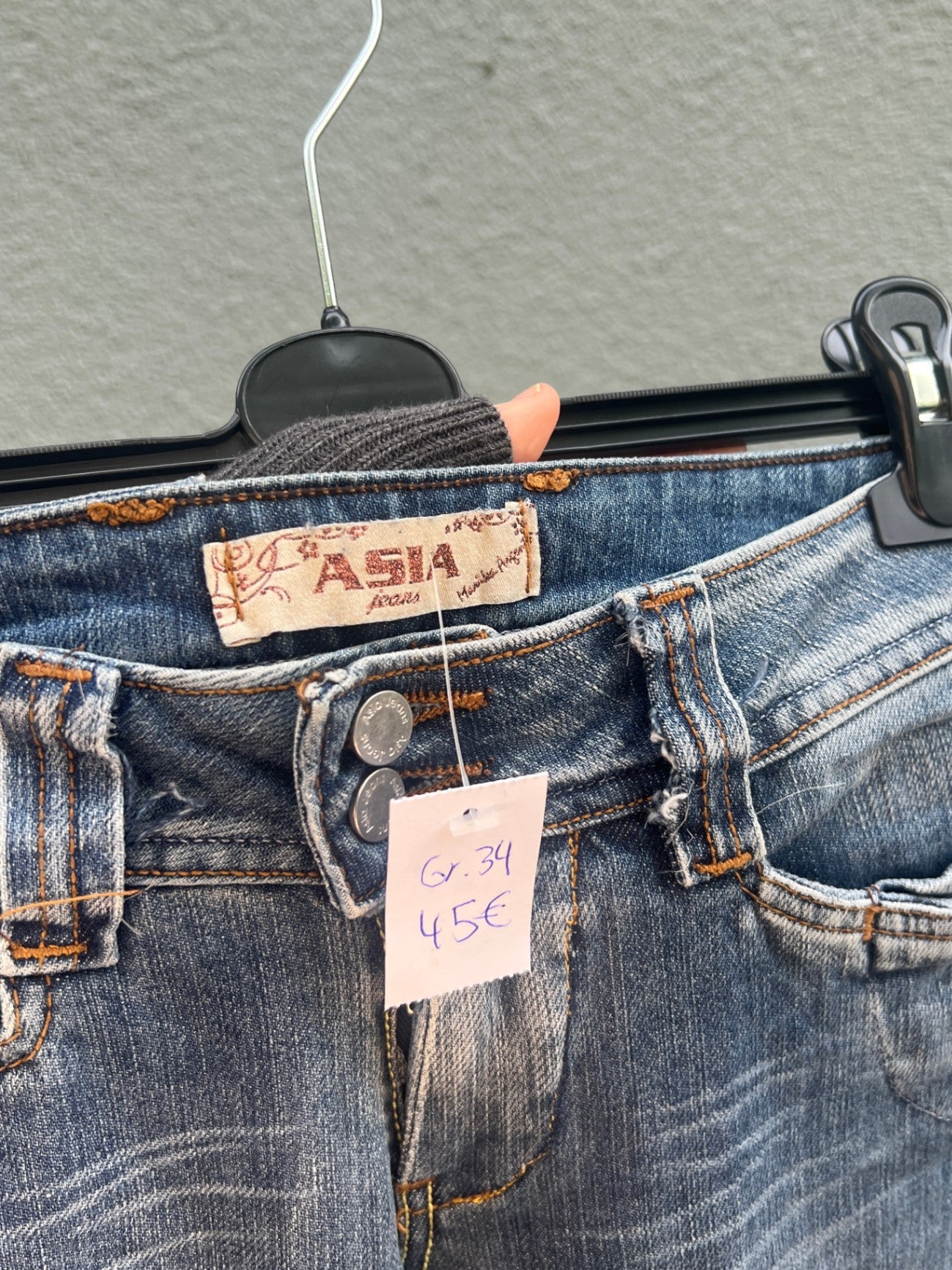 Asia Jeans Jeans 34 Blau