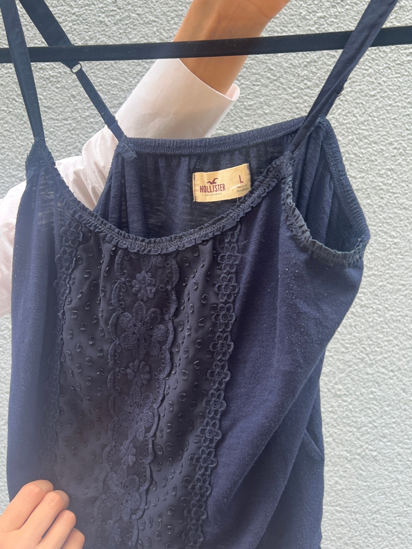 Hollister Ärmelloses Oberteil L Dunkelblau