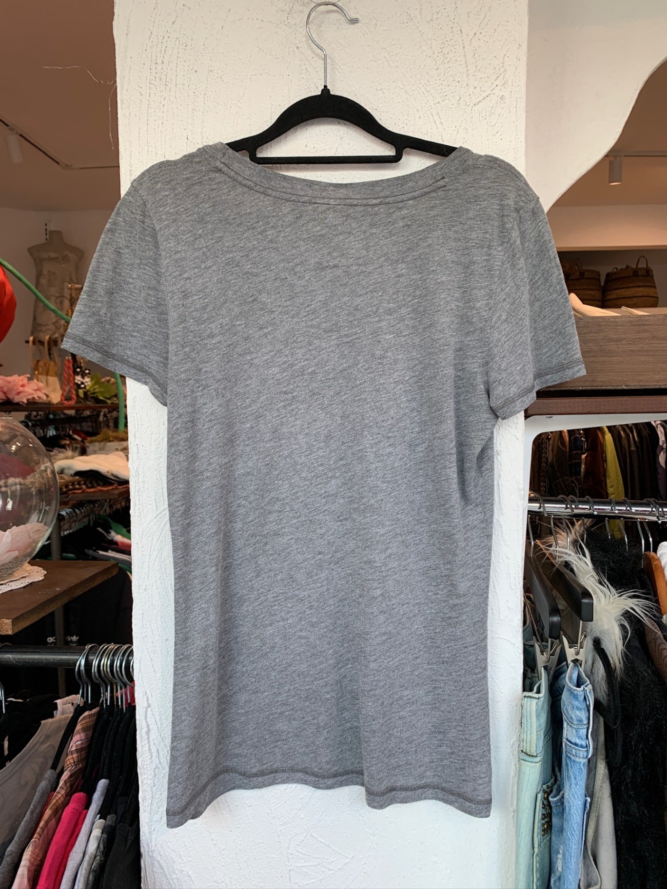 Hollister T-Shirt L Grau