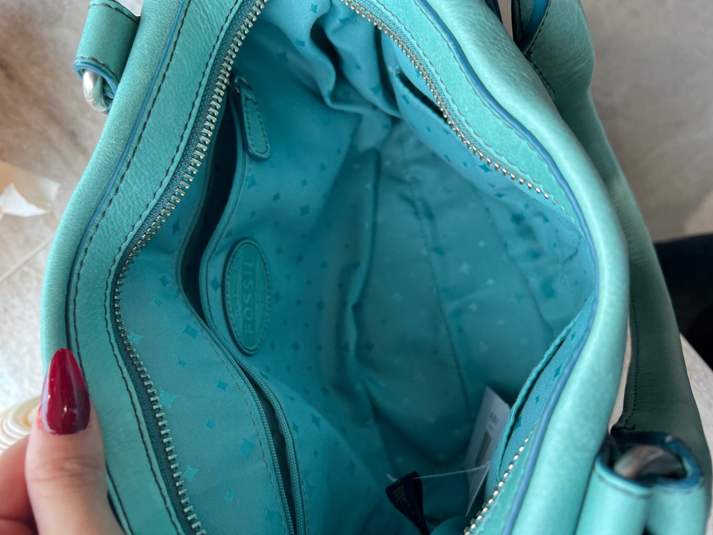 Fossil Tasche Mintgrün