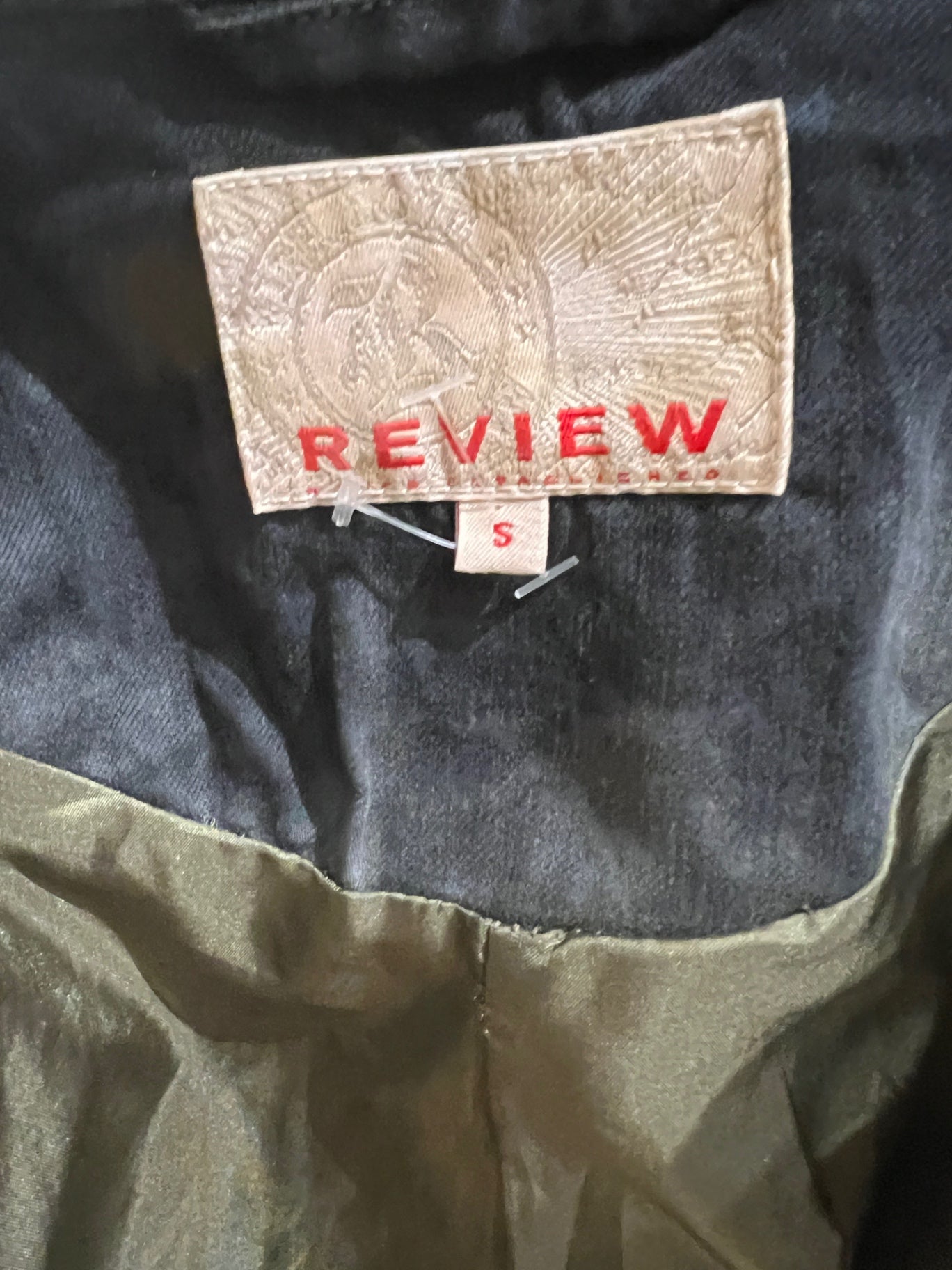 Review Jacke S Grün/ Grau