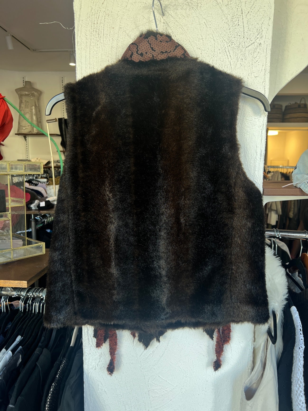 Mango Tree Weste 38 Braun