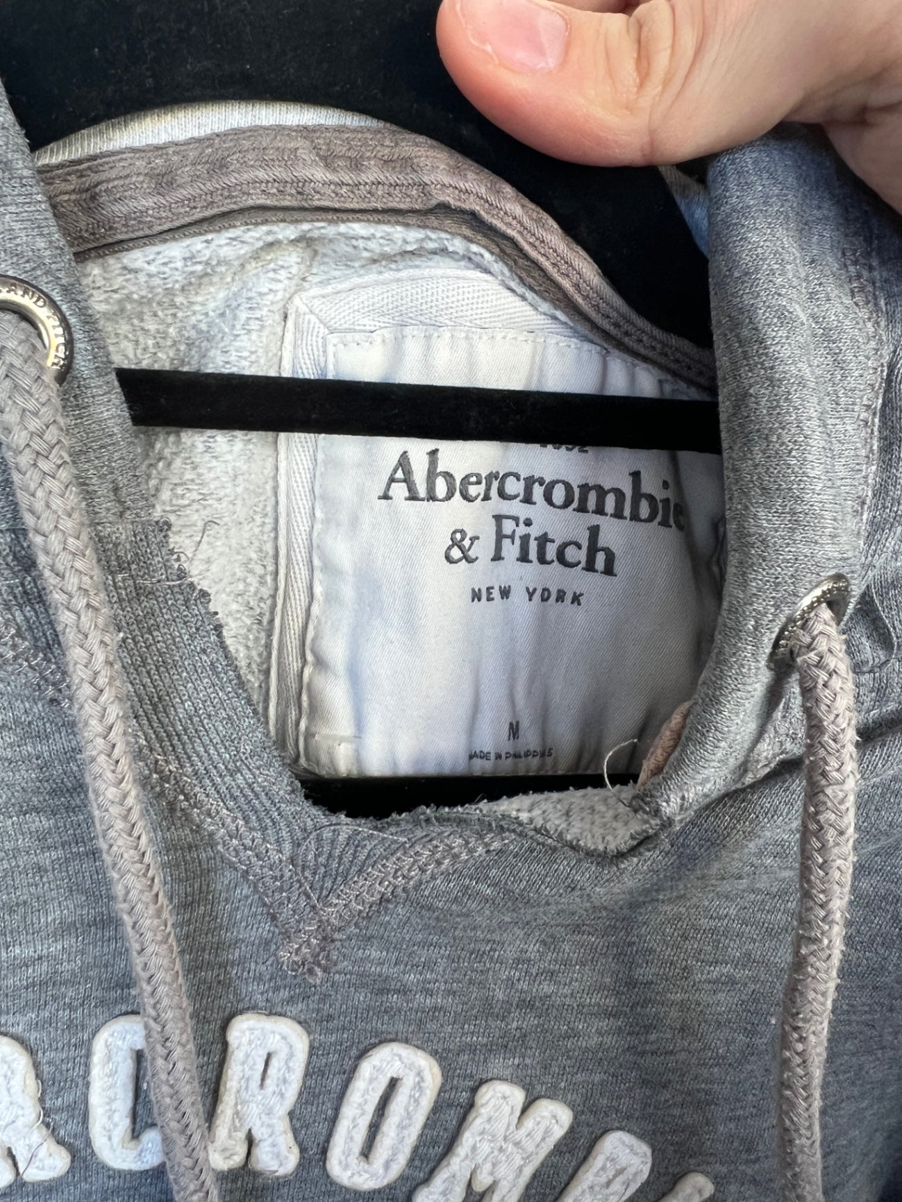 Abercrombie & Fitch Hoodie S Grau