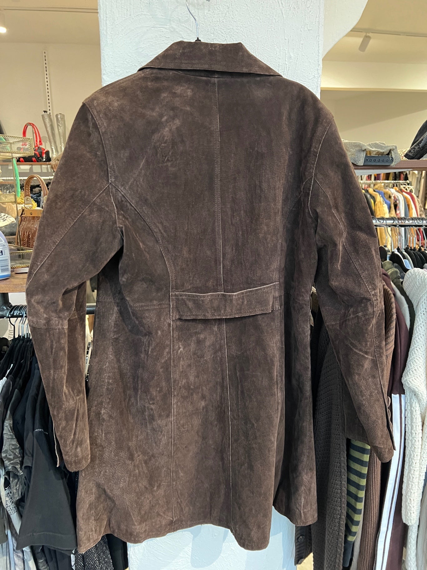 Authentic Wildledermantel Braun