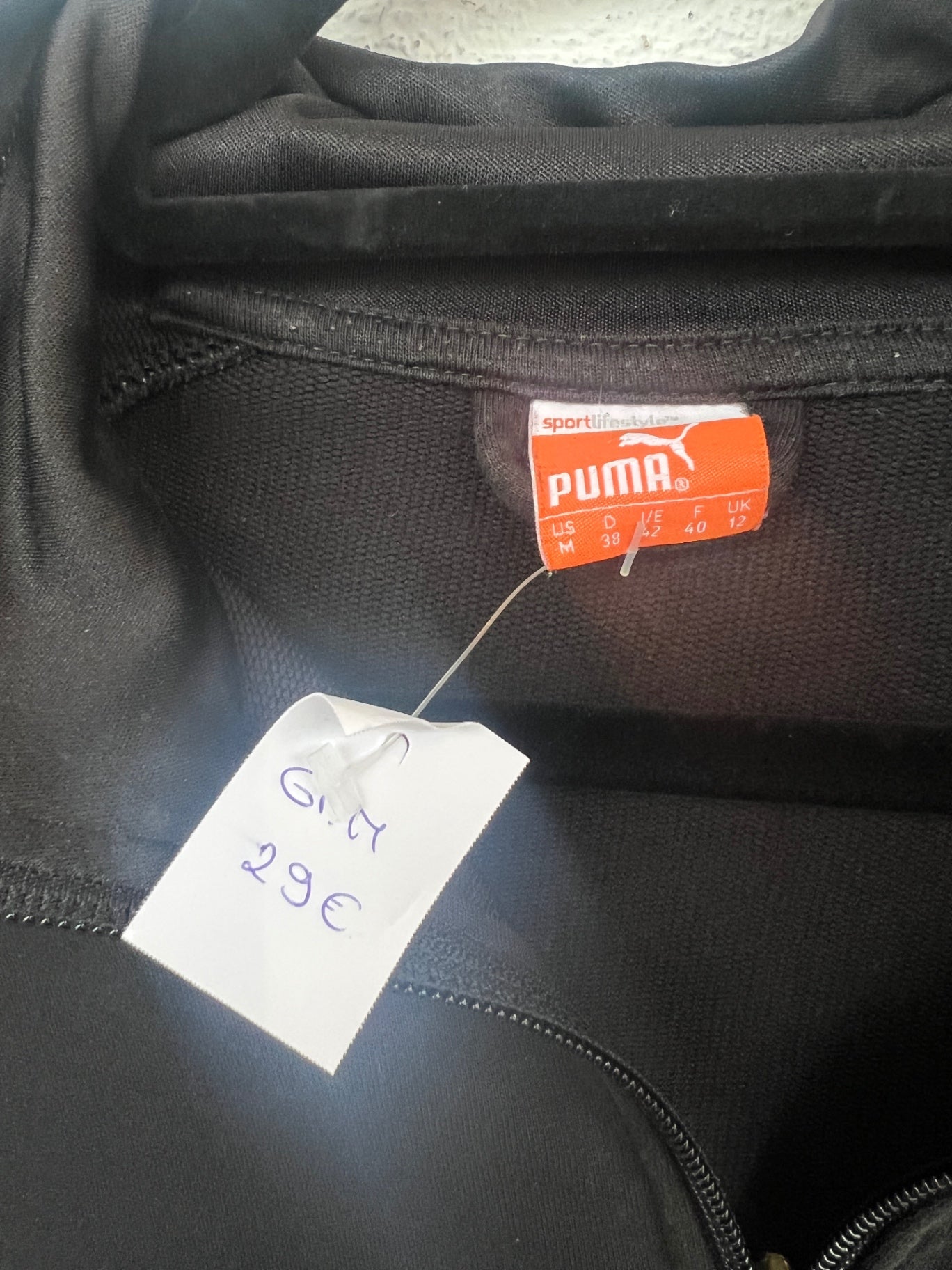 Puma Strickjacke M Schwarz Gold