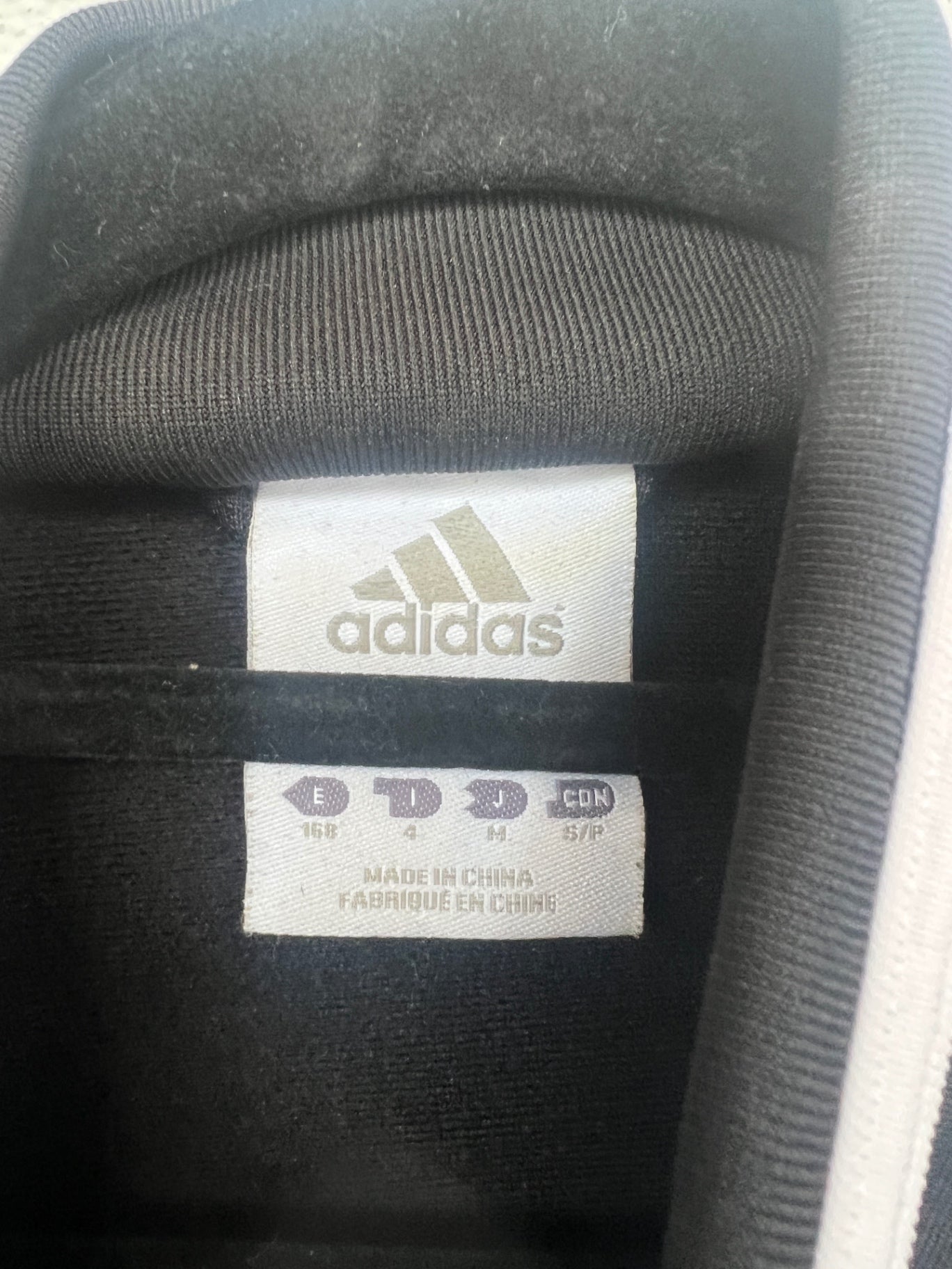 Adidas Strickjacke M Schwarz Weiß