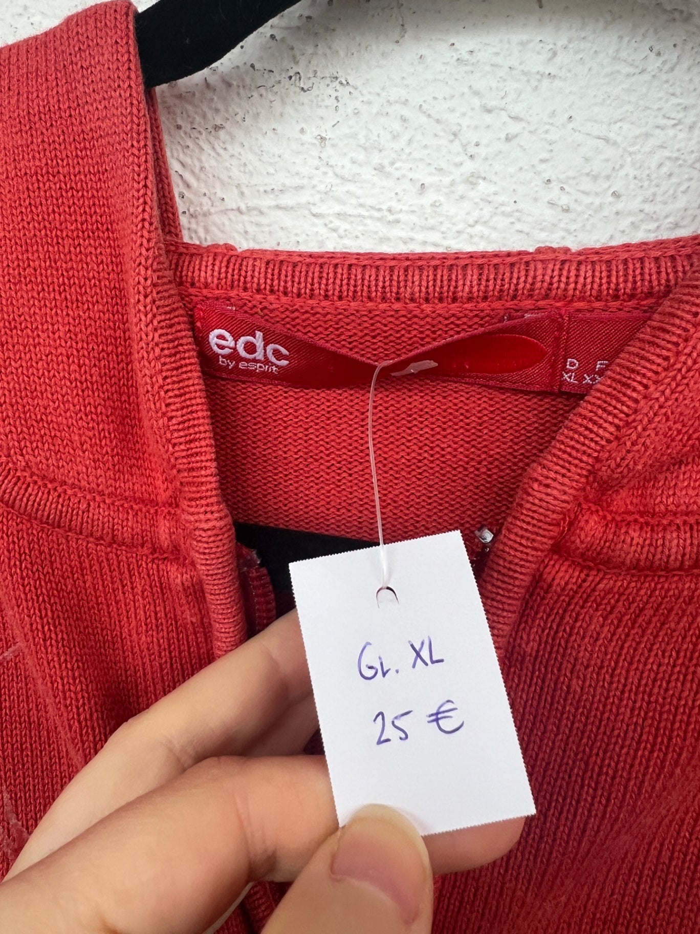 edc Strickjacke XL Rot