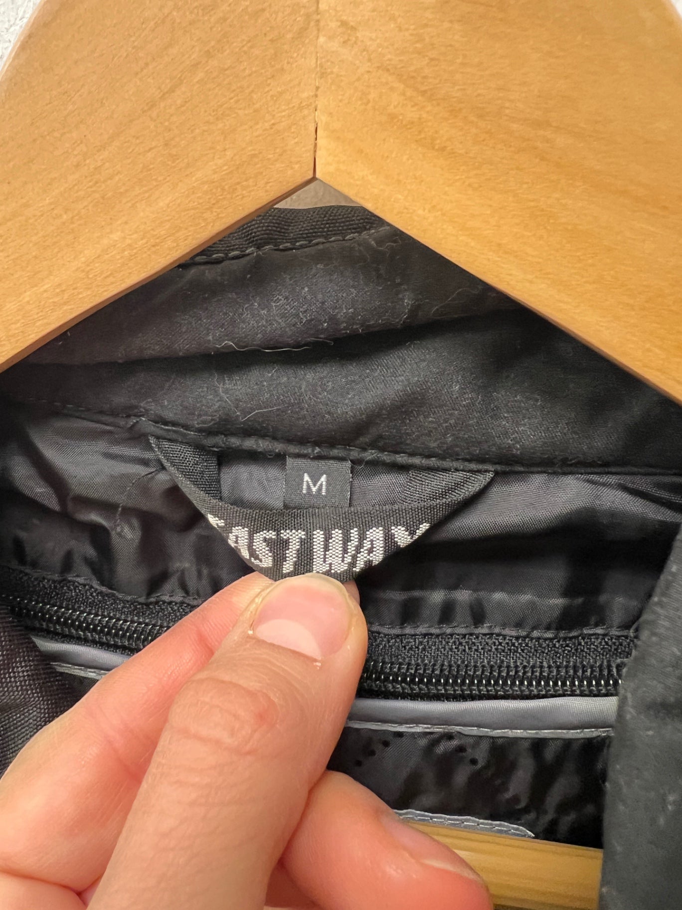 Fastway Jacke M Schwarz, Grau, Weiss