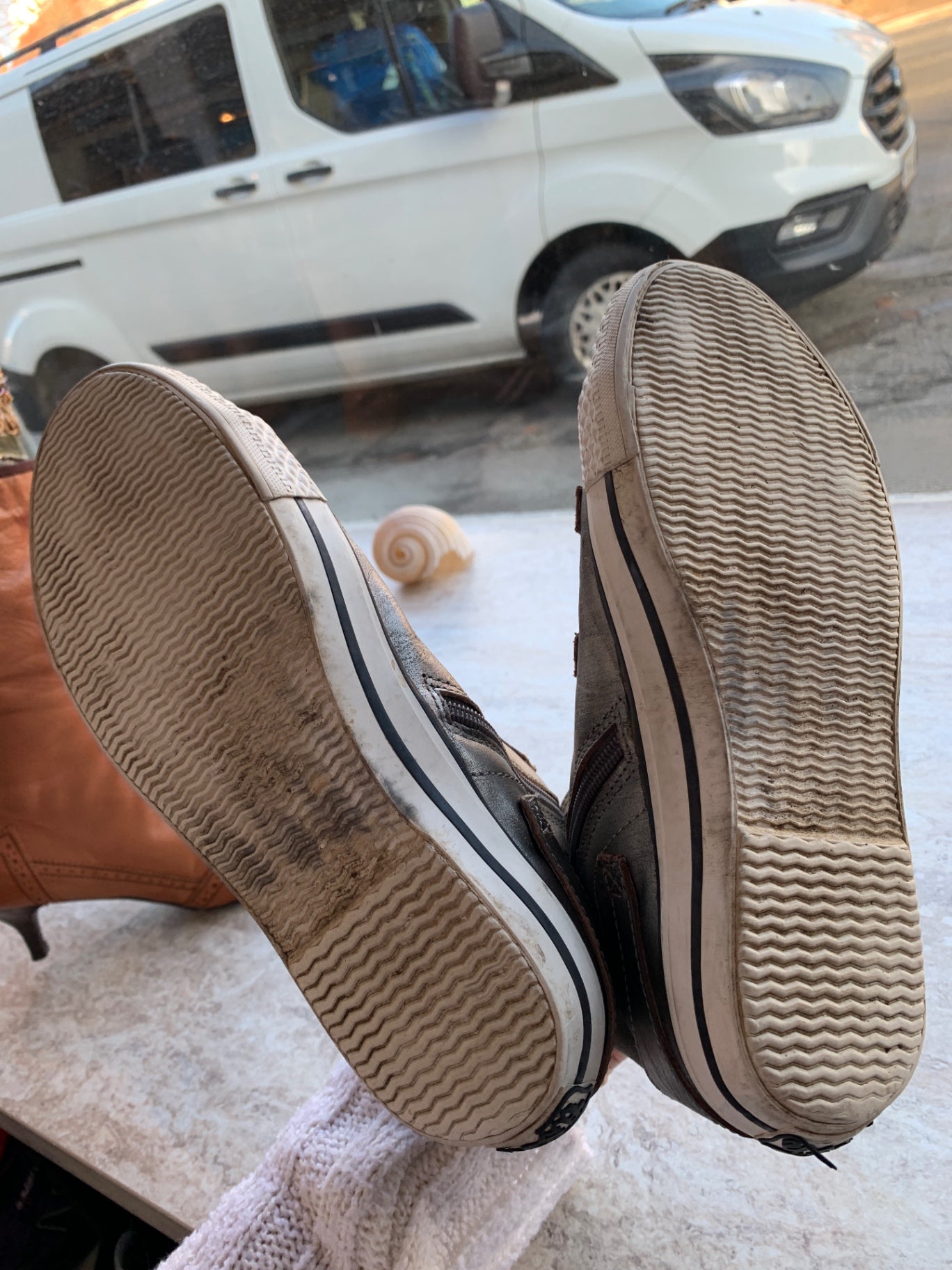 Ash Sneaker 38 Silber mit Schnallen