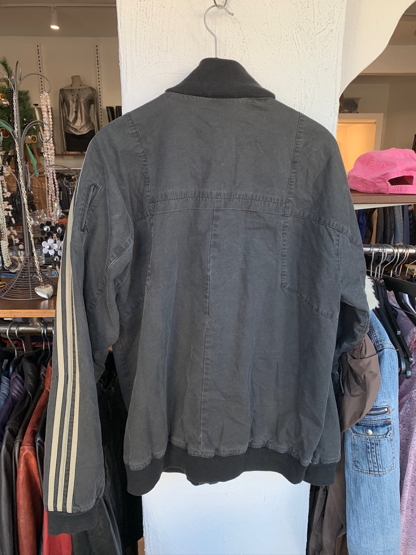 adidas Jacke XL Grau