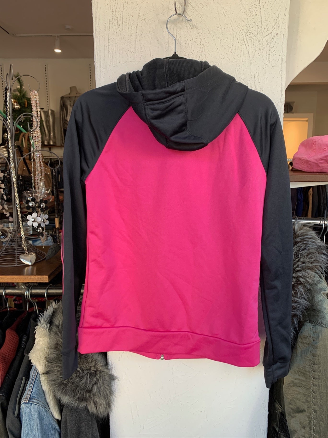 Adidas Hoodie S Pink, Schwarz