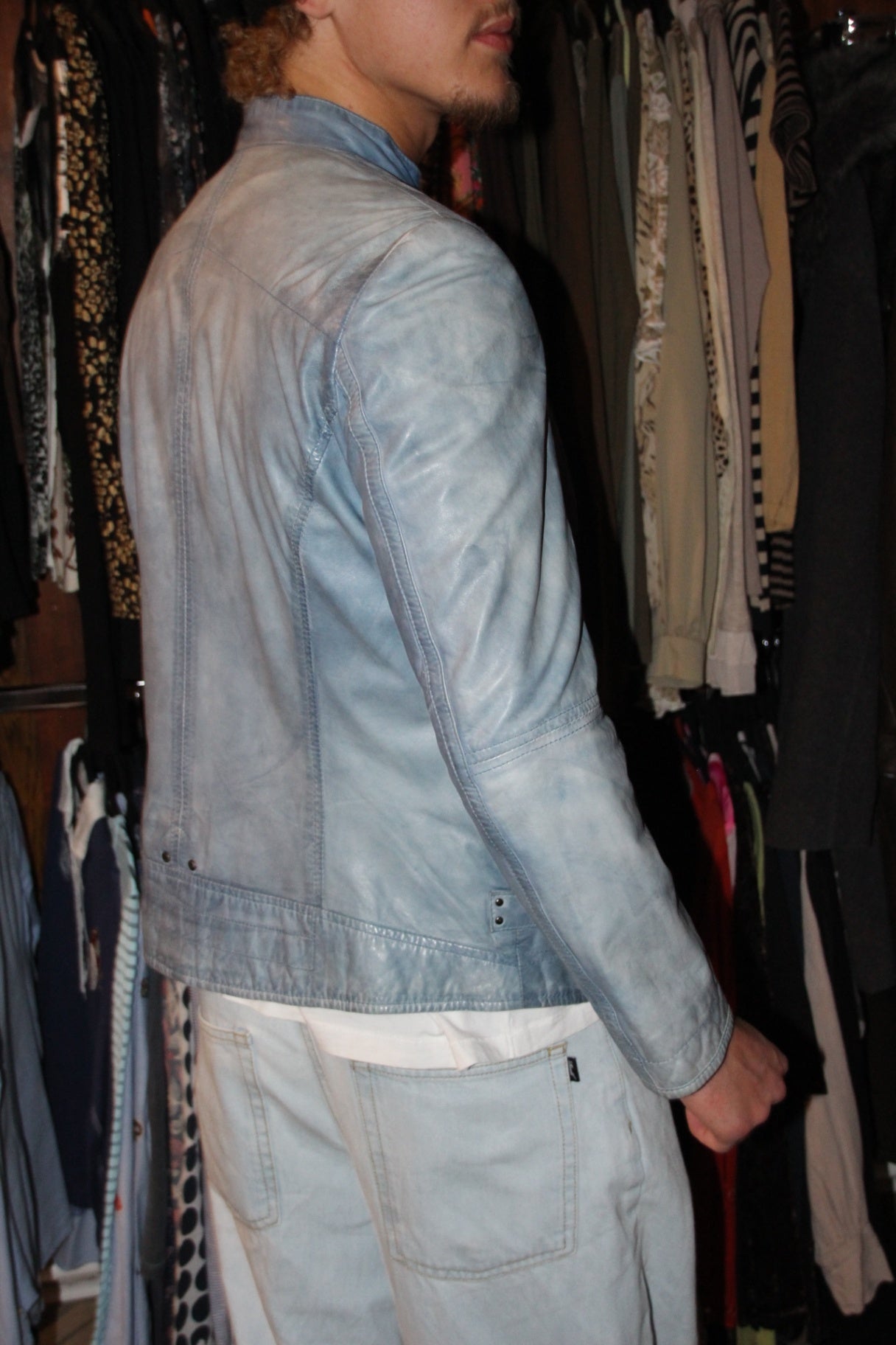 Milestone Jacke L Hellblau