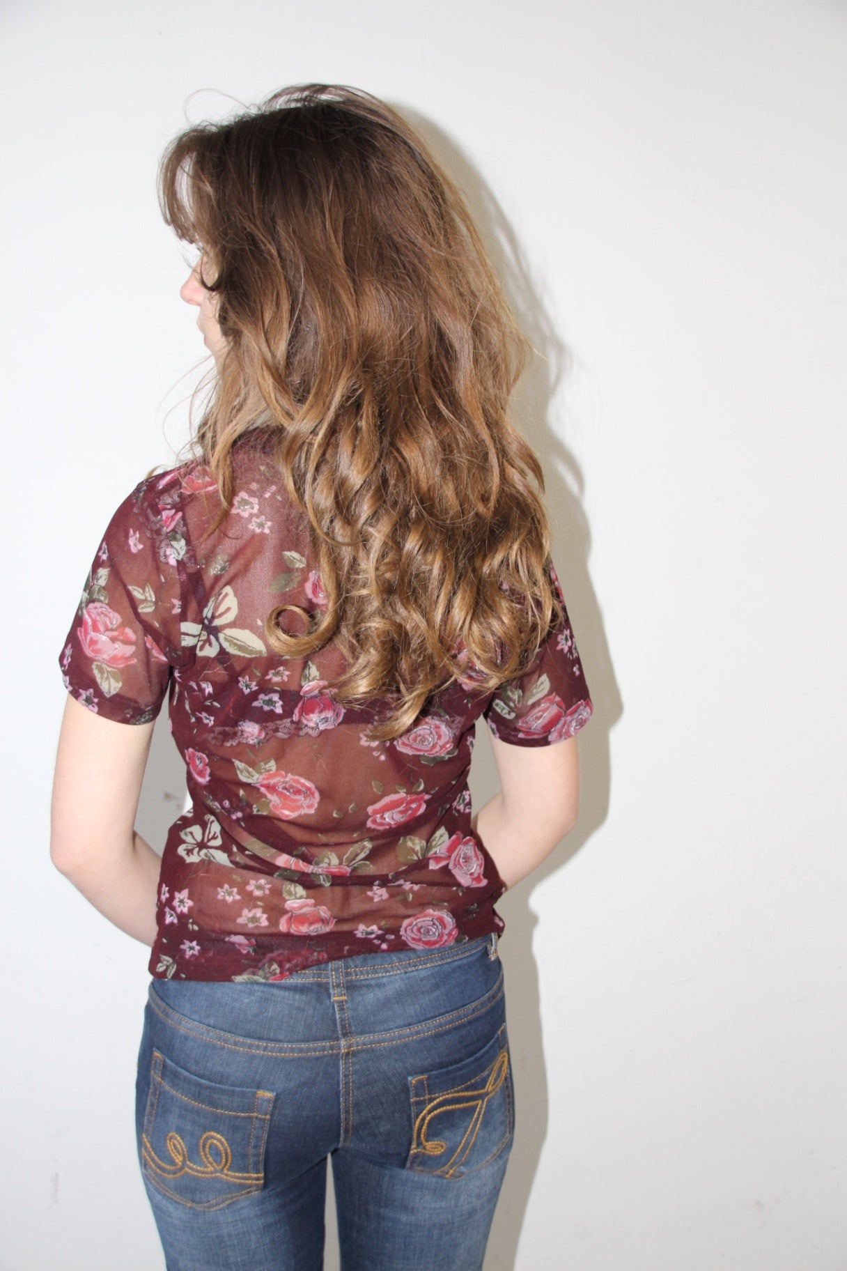 Unbekannt top Bordeauxrot