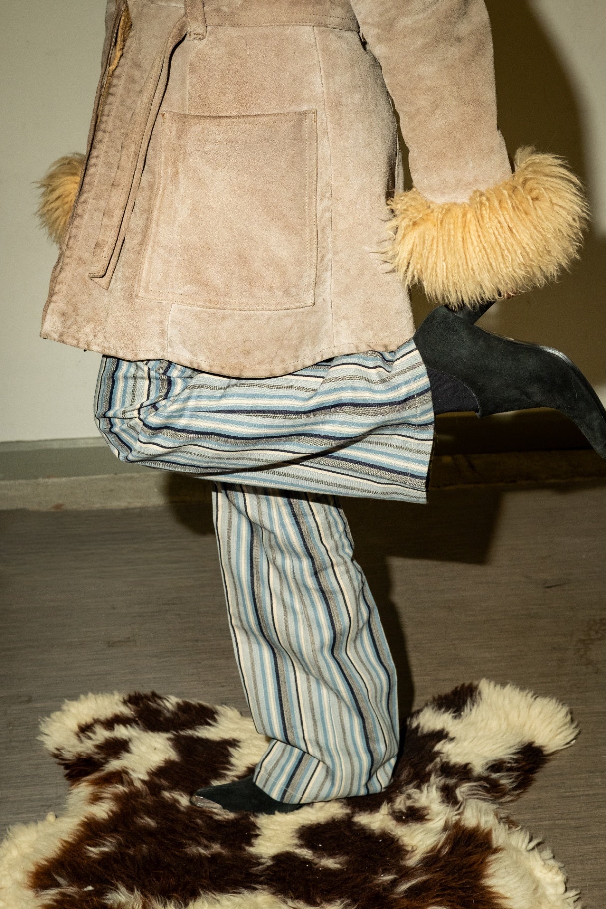 Vintage Penny Lane Mantel S Beige