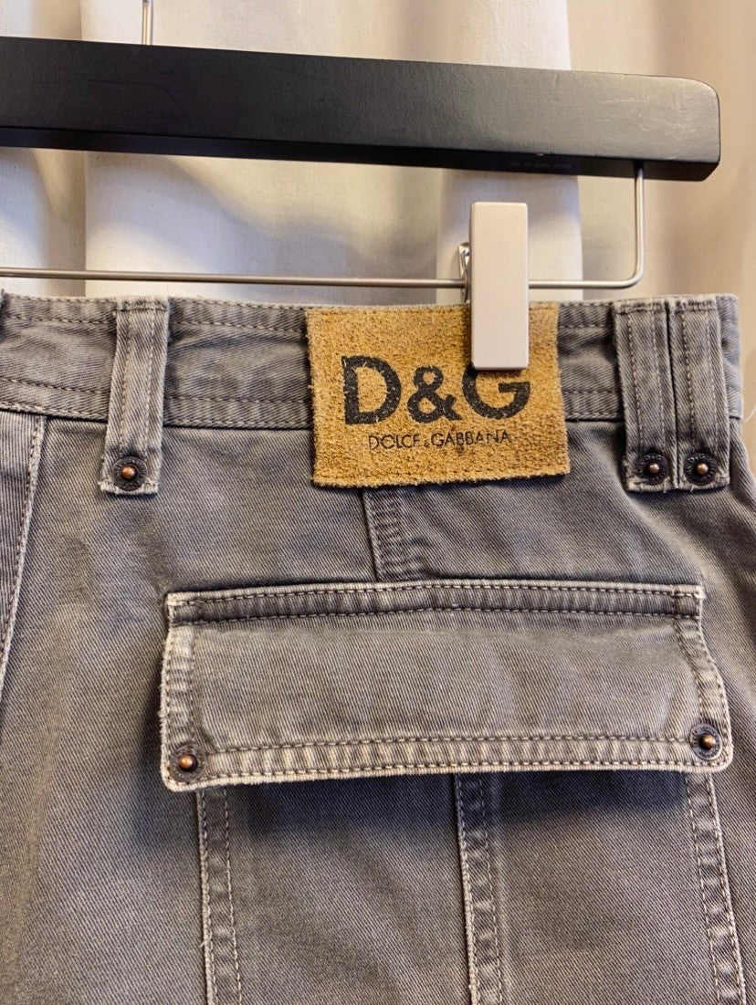 Dolce & Gabbana Cargoshorts W32 Grau