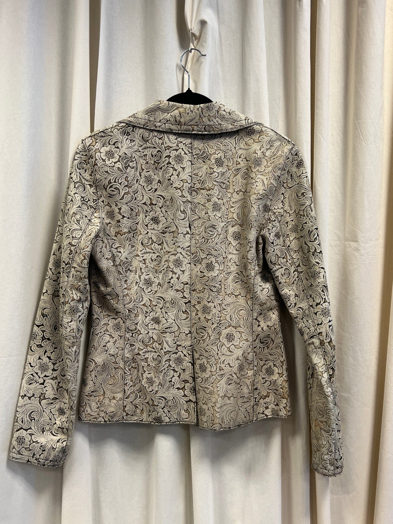 offset Blazer L Beige und Schwarz