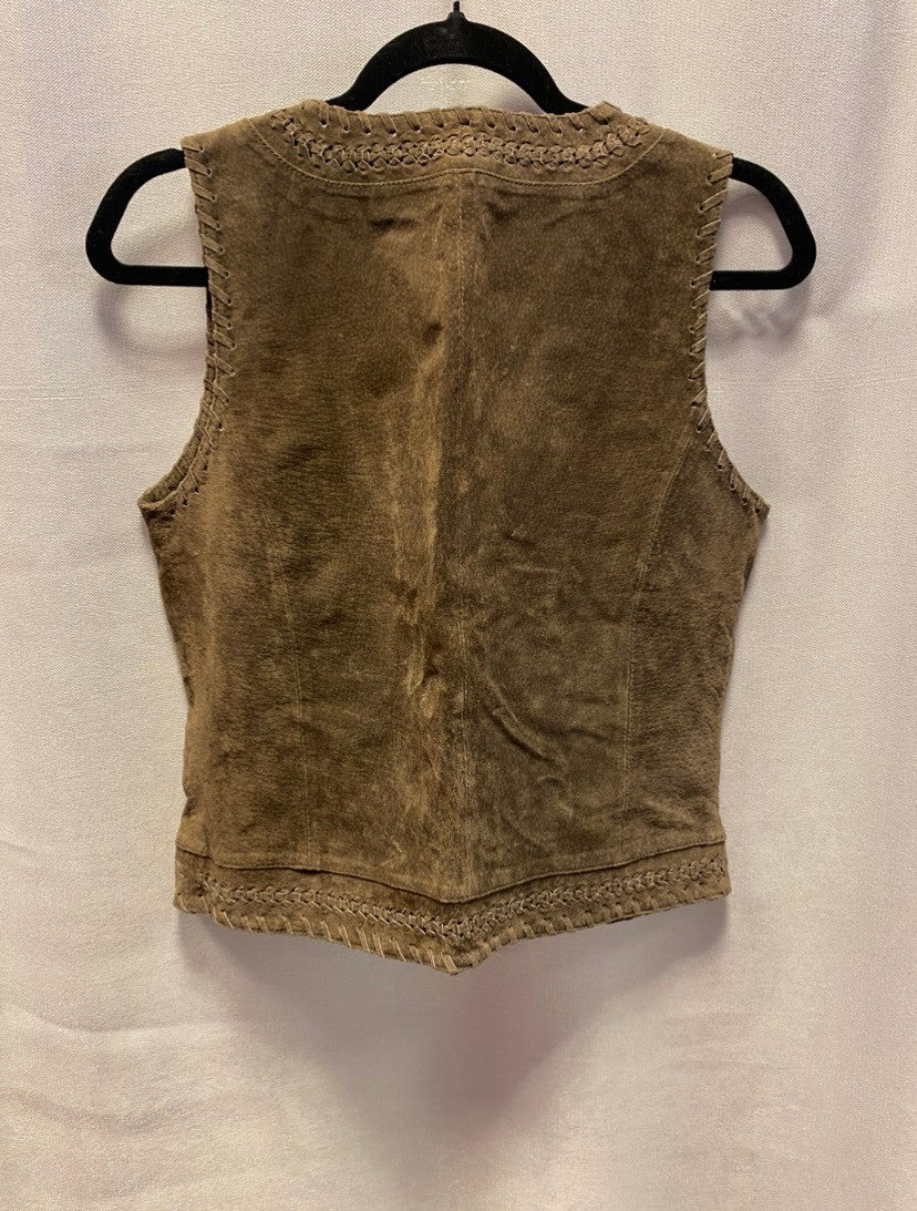 Wildleder Weste S Braun