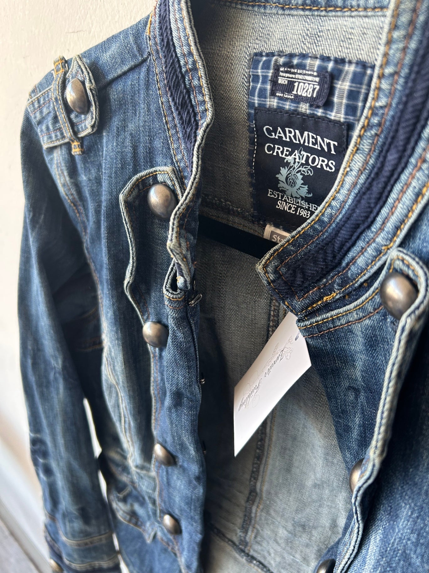 Garment Creators Jeansjacke 40 Blau