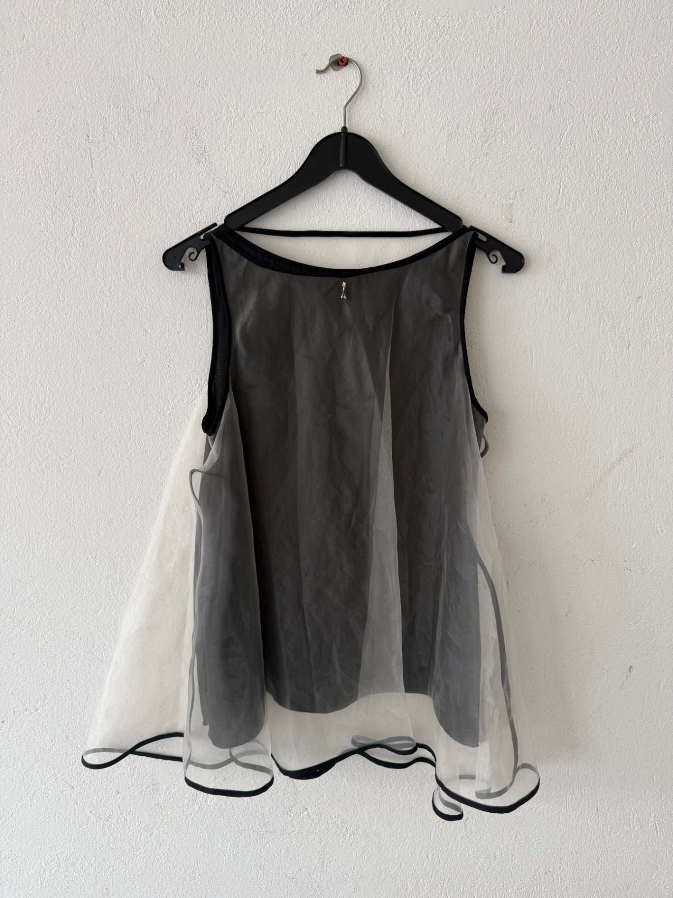 Oberteil M Schwarz und Transparent