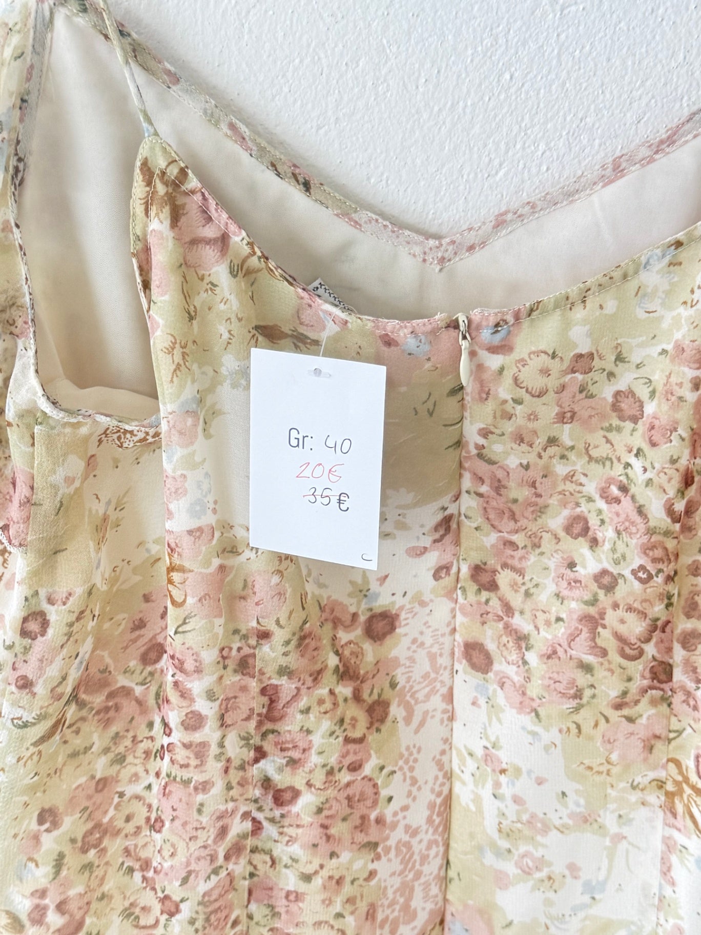 Bluse 40 Mehrfarbig (Pastellfarben)