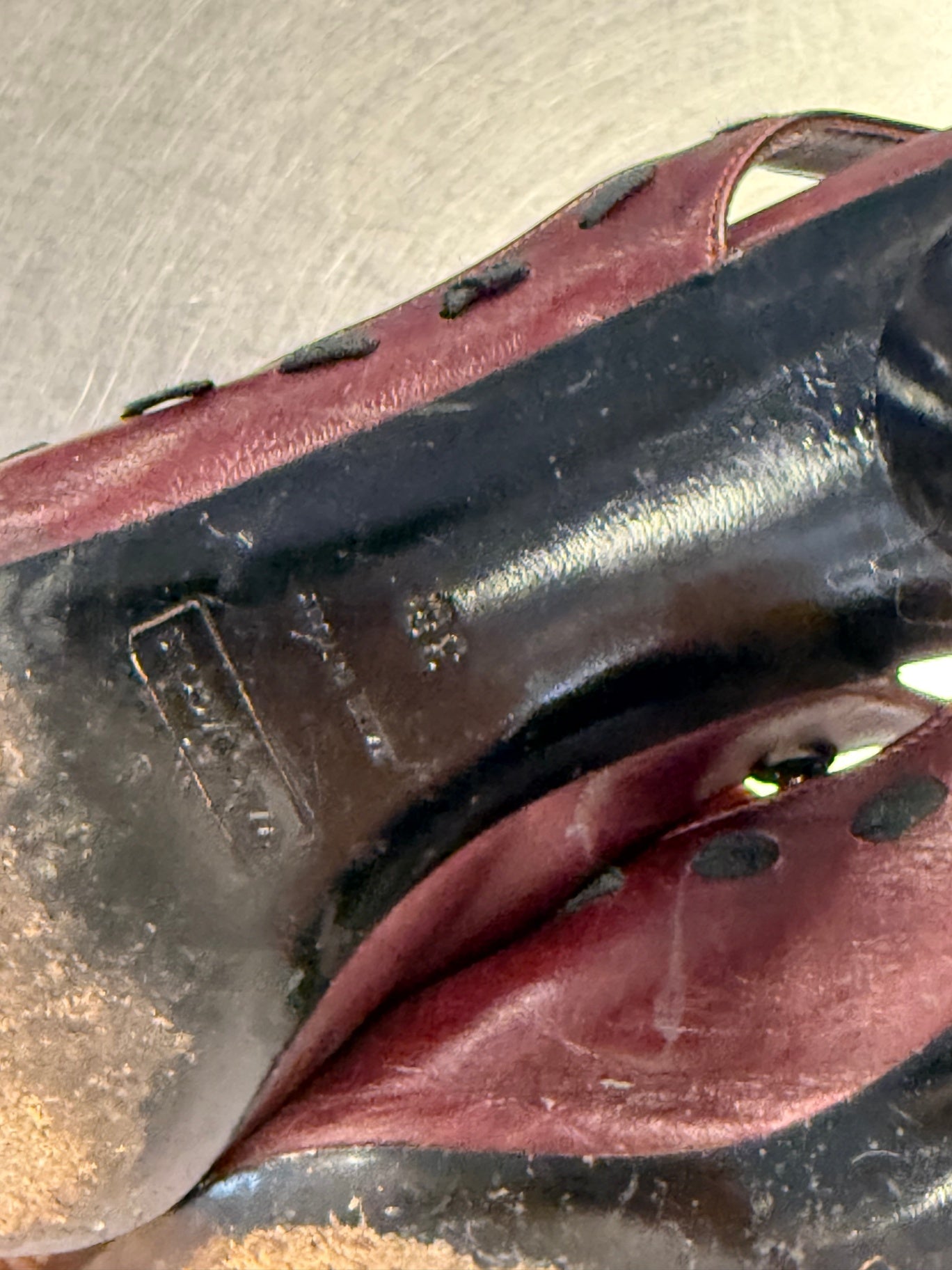 marc jacobs Ballerinas 38 Dunkelrot