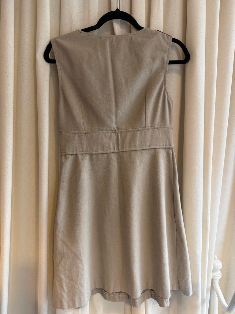 Ärmelloses Oberteil M Beige