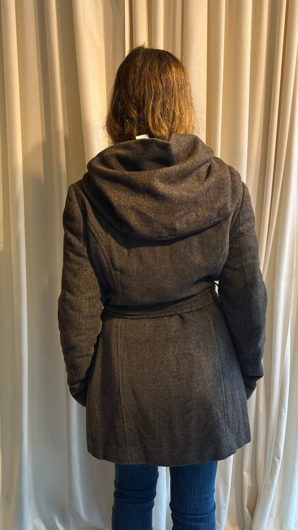 Jacke Nicht sichtbar Braun/Grau